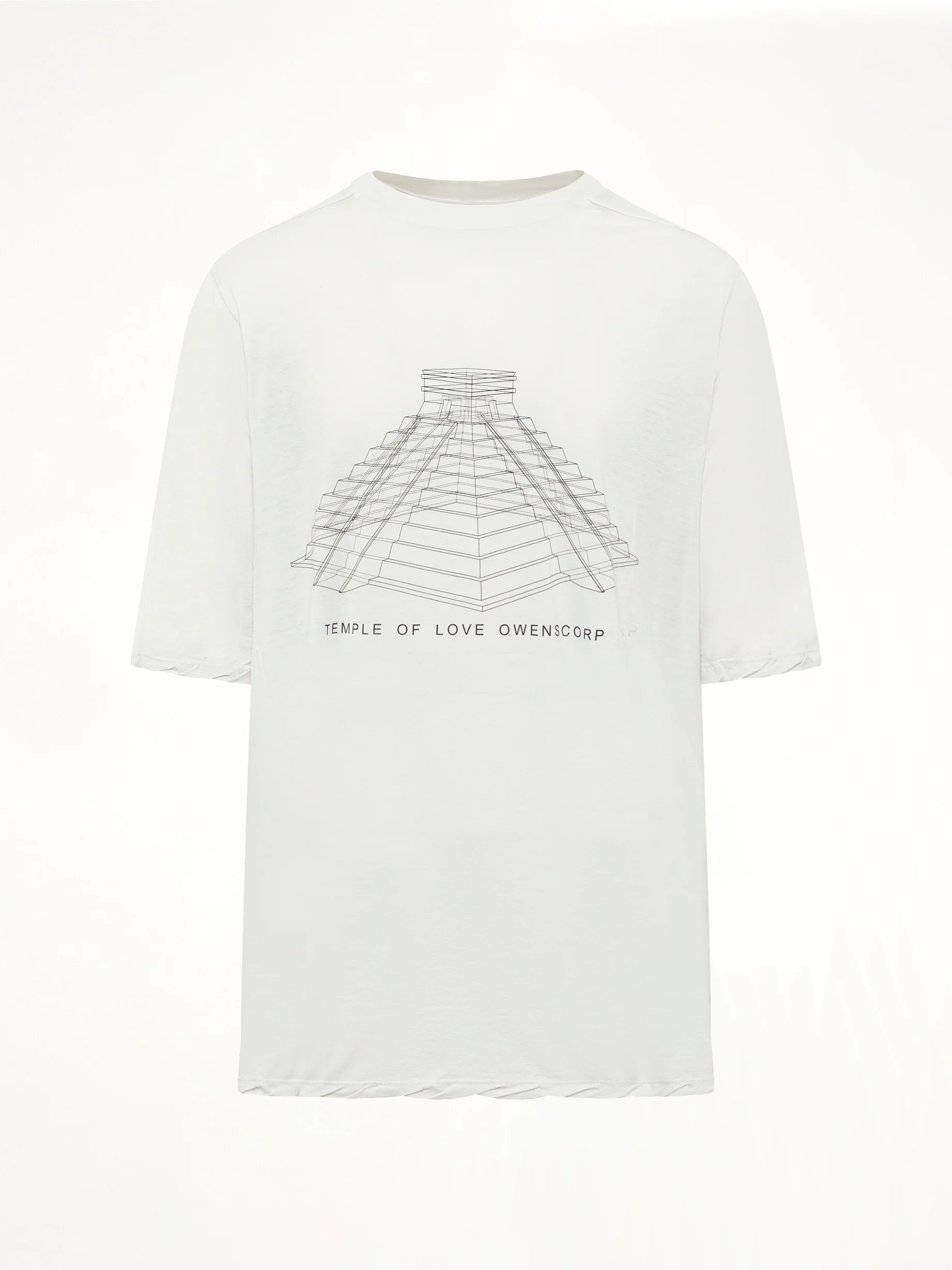 Jumbo SS T in Milk Wash/Black - Image 2