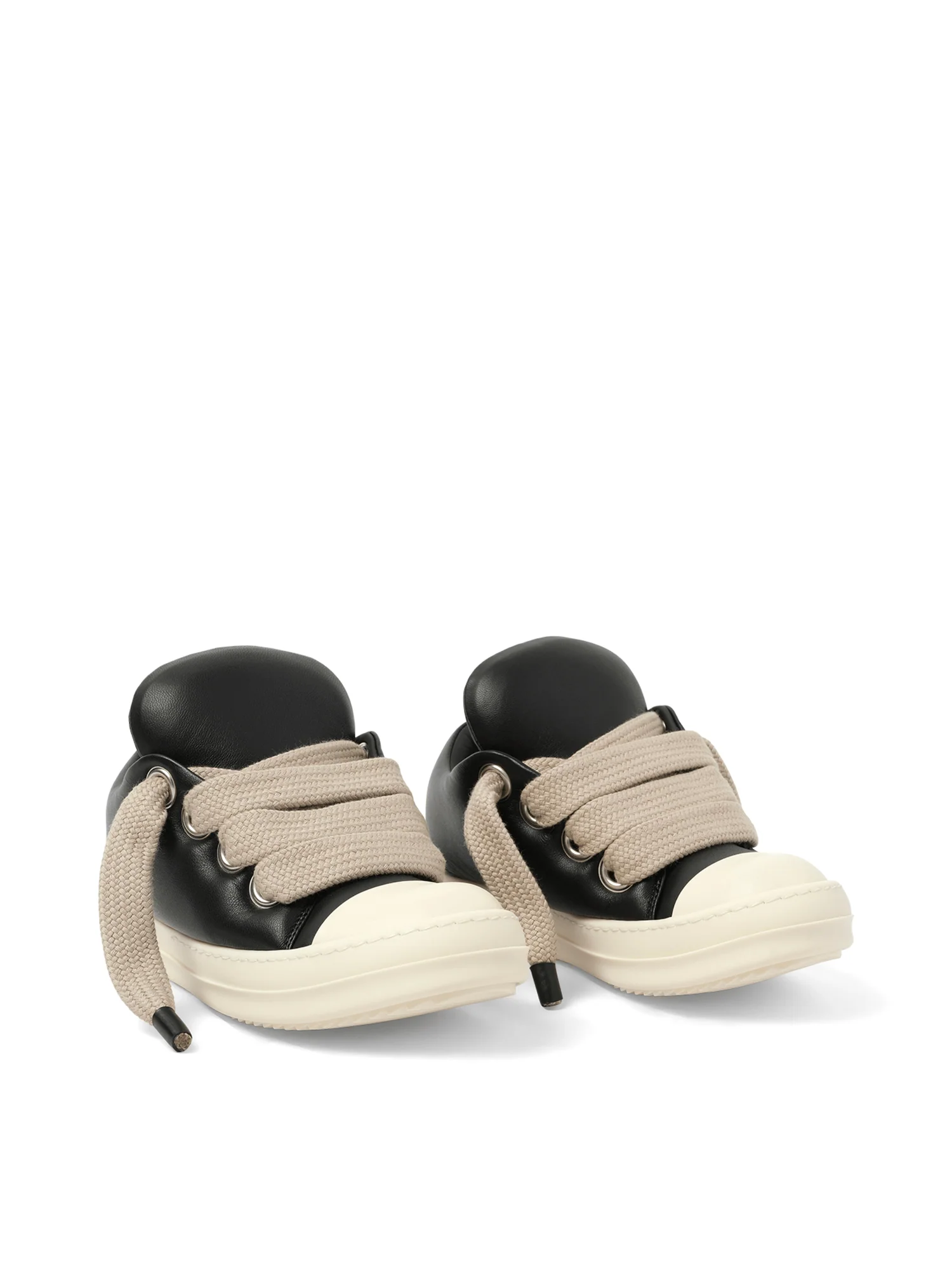 Jumbolaced Low Sneaker in Black/Milk/Milk - Image 2