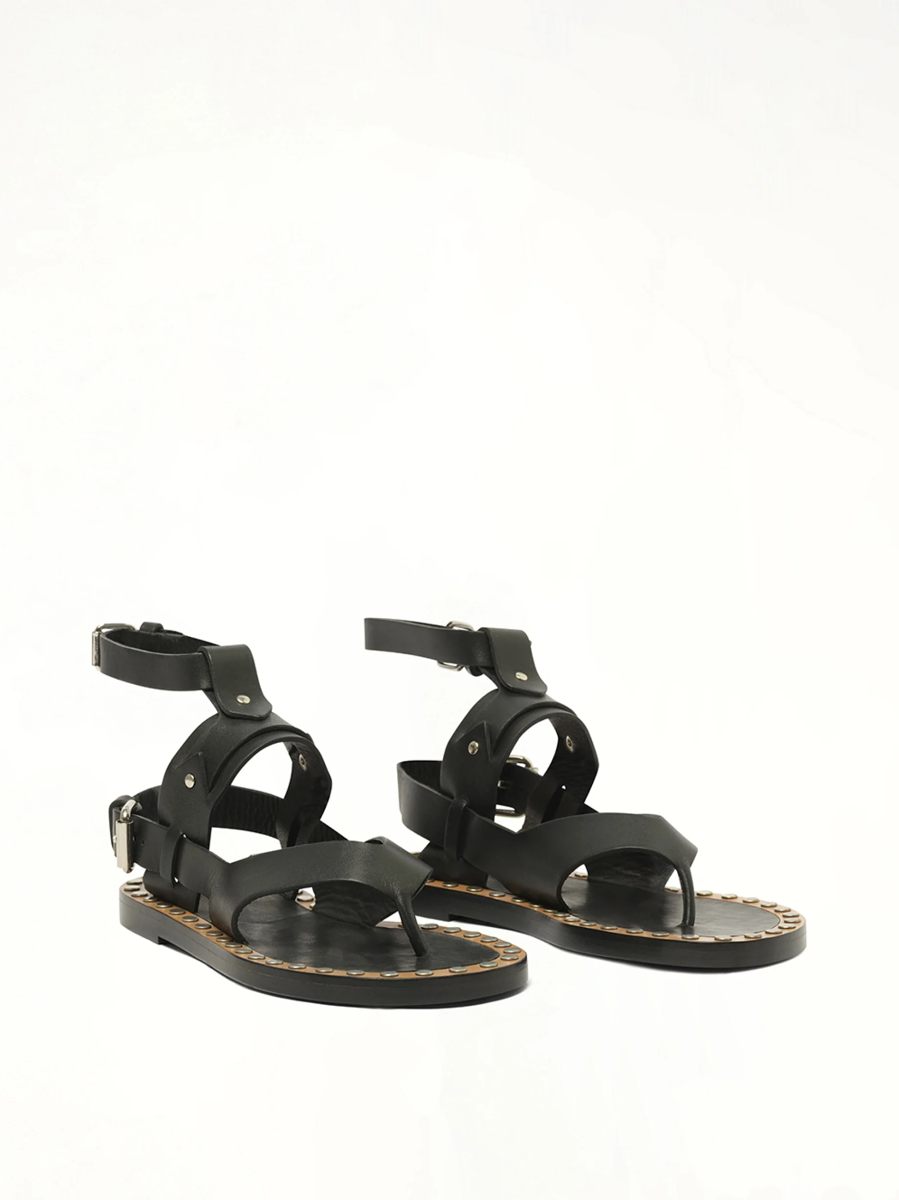 Justy Sandals in Black - Image 2