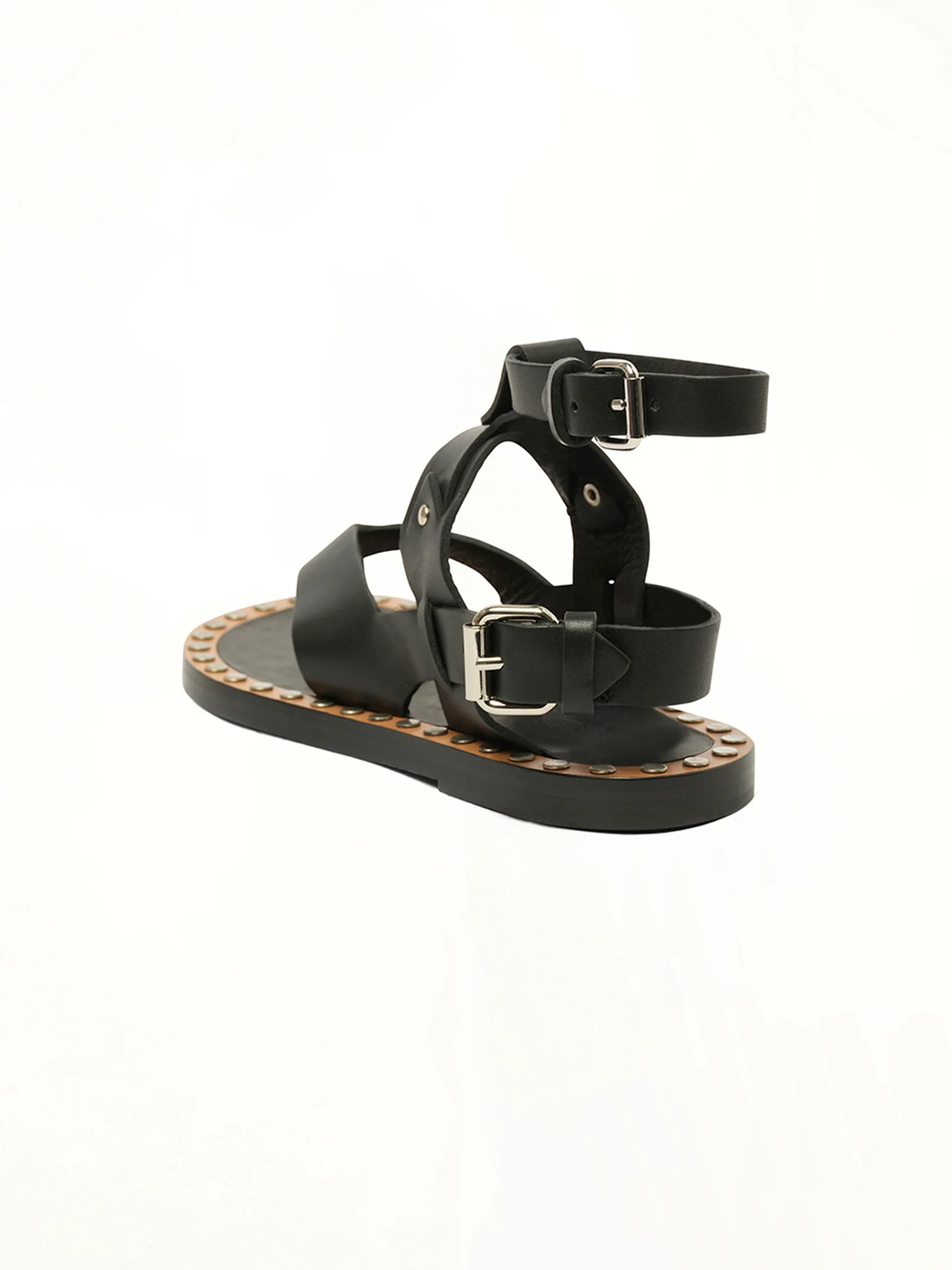 Justy Sandals in Black - Image 3