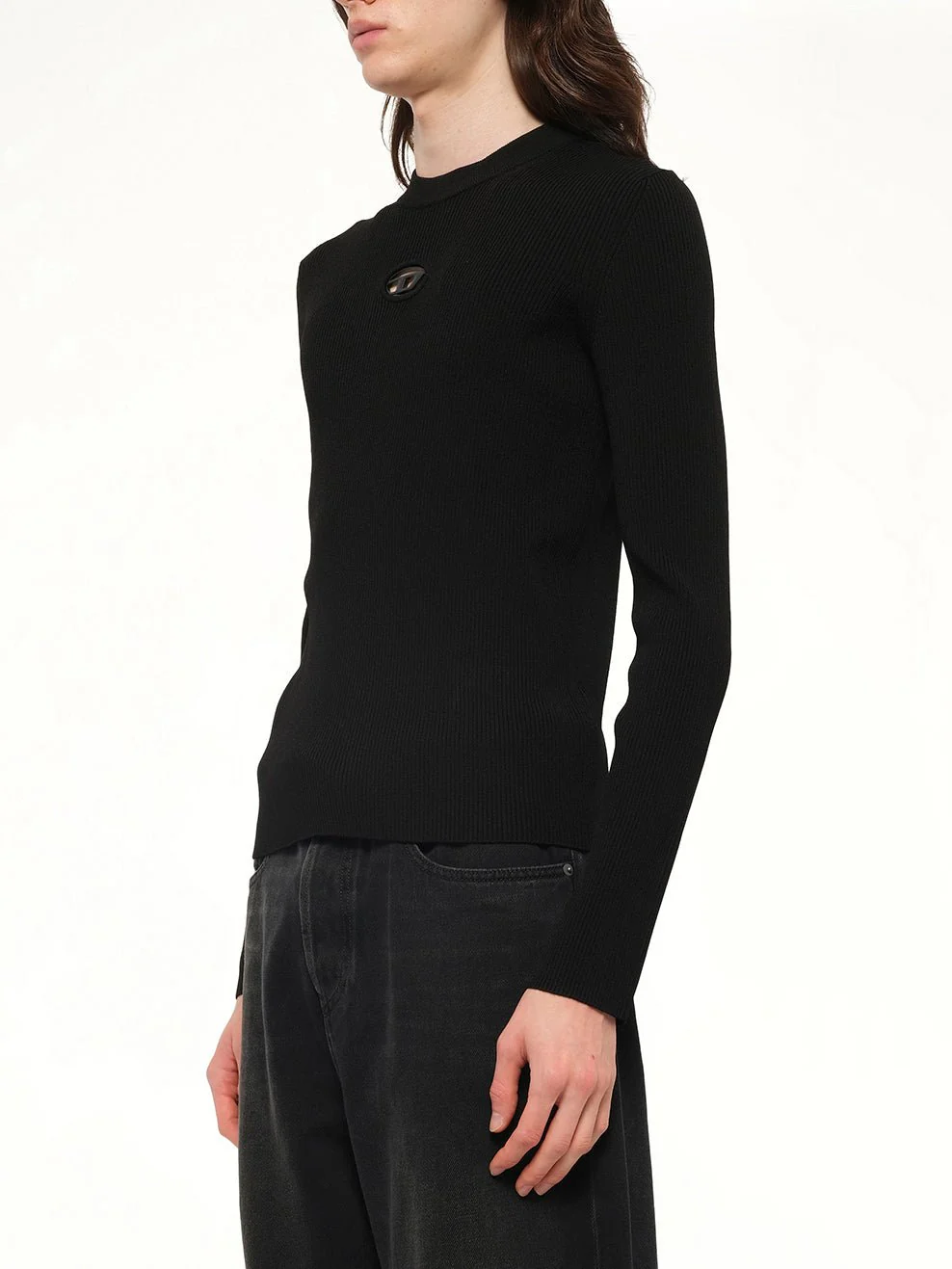 K-Zackary-Round Sweater In Black - Image 3