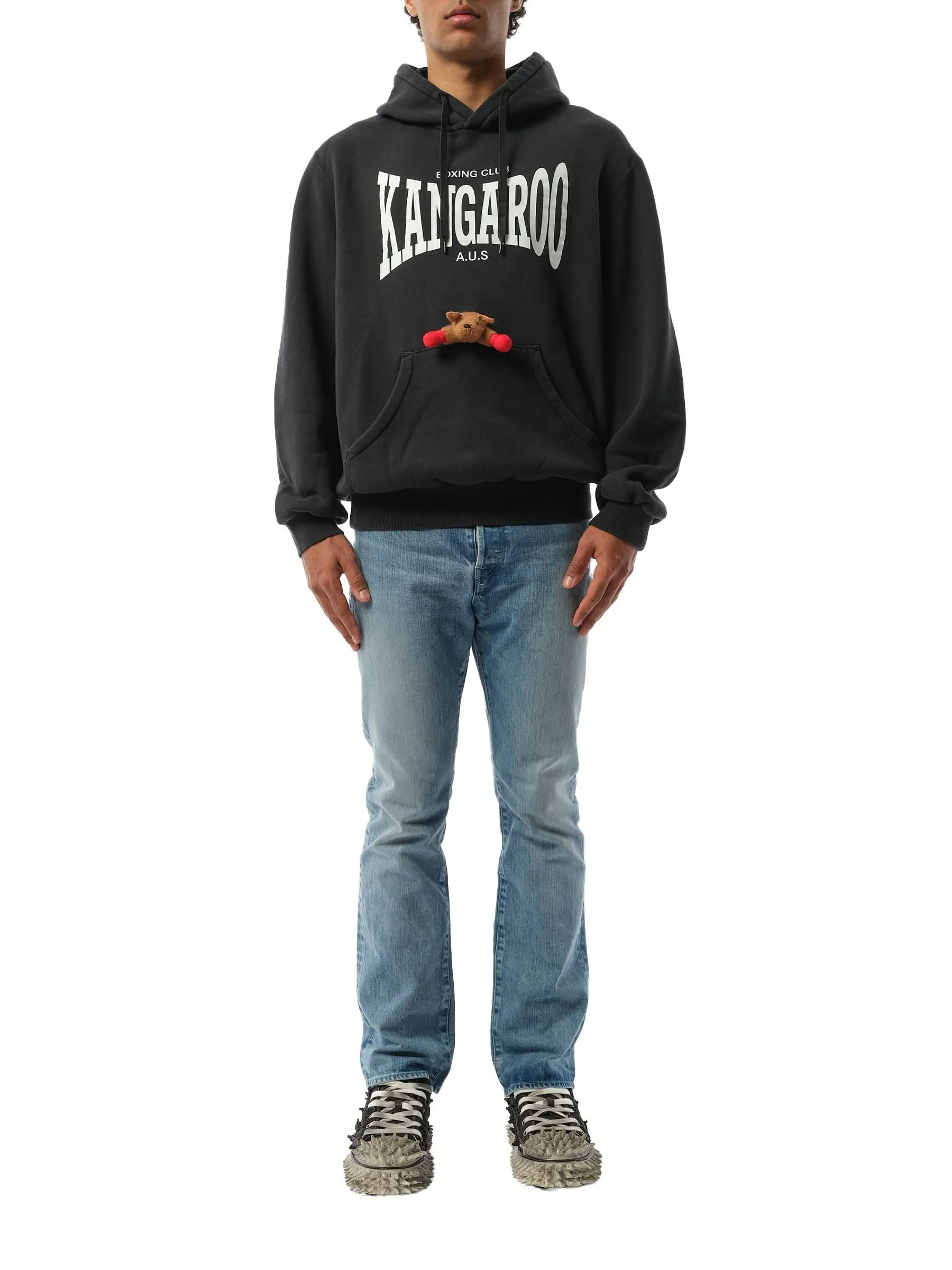 Doublet x Marais Hoodie in Black - Image 4