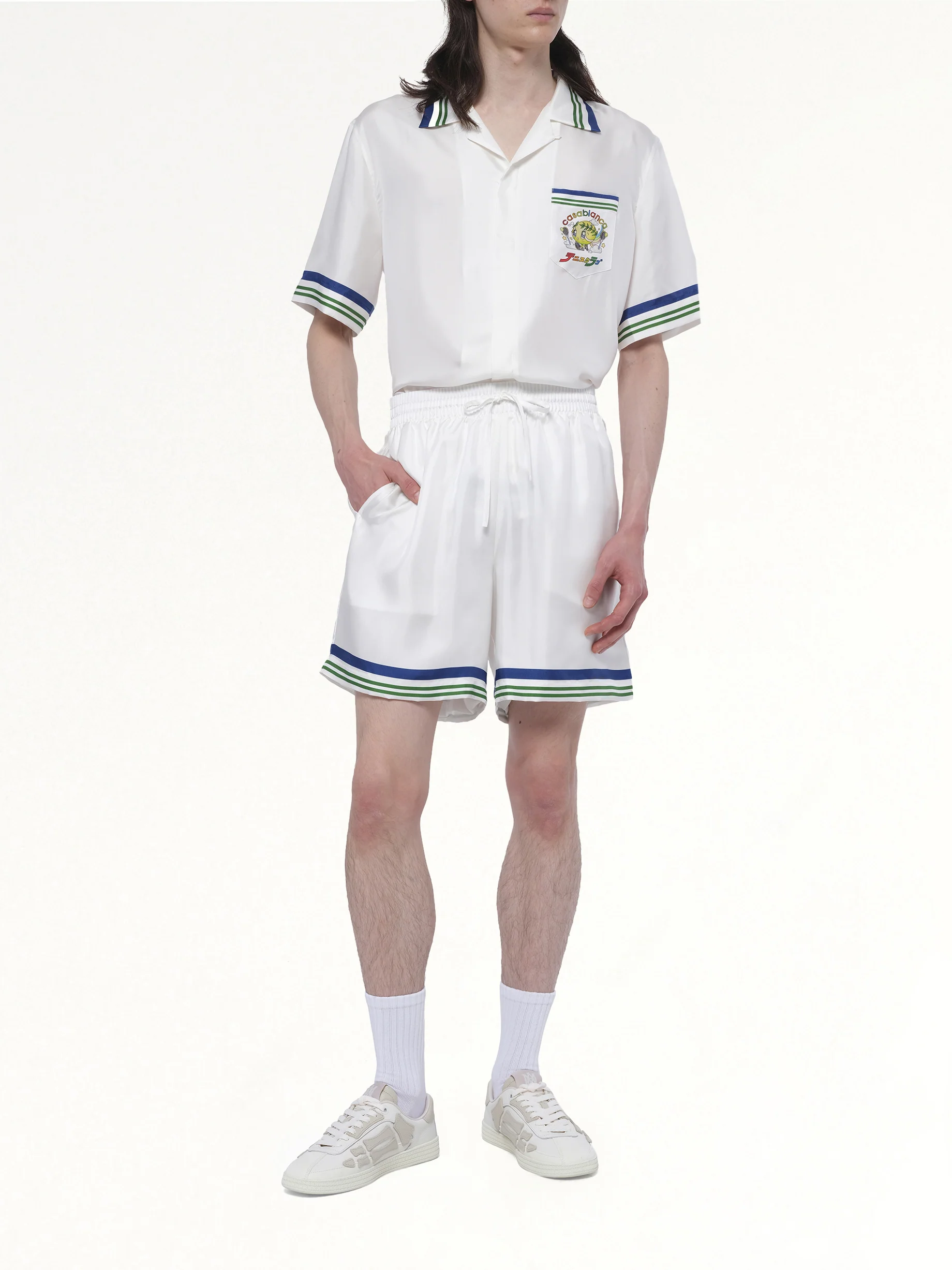 Kawaii Tennis Boy Shorts in Multicolour - Image 4