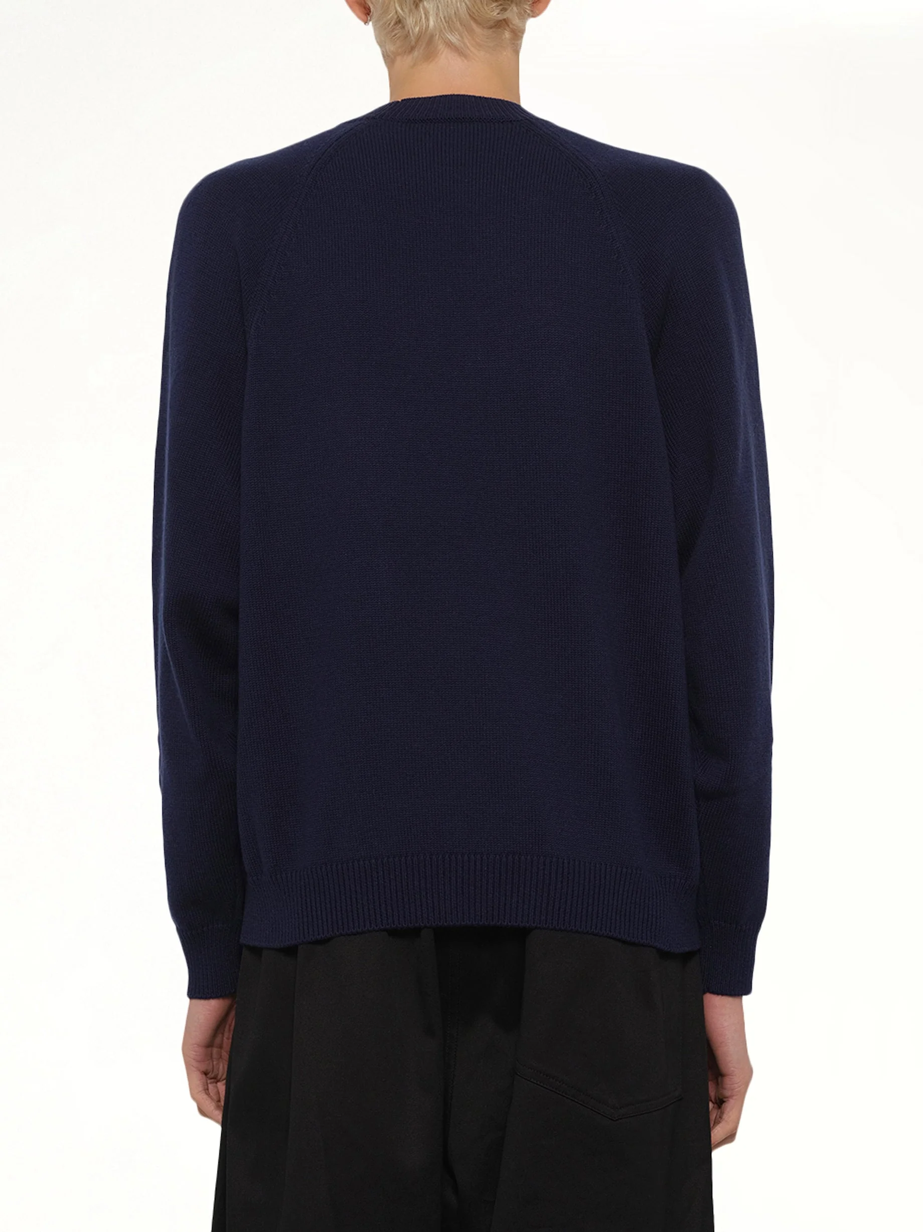 Kenzo Badges Jumper in Navy Blue - Image 5