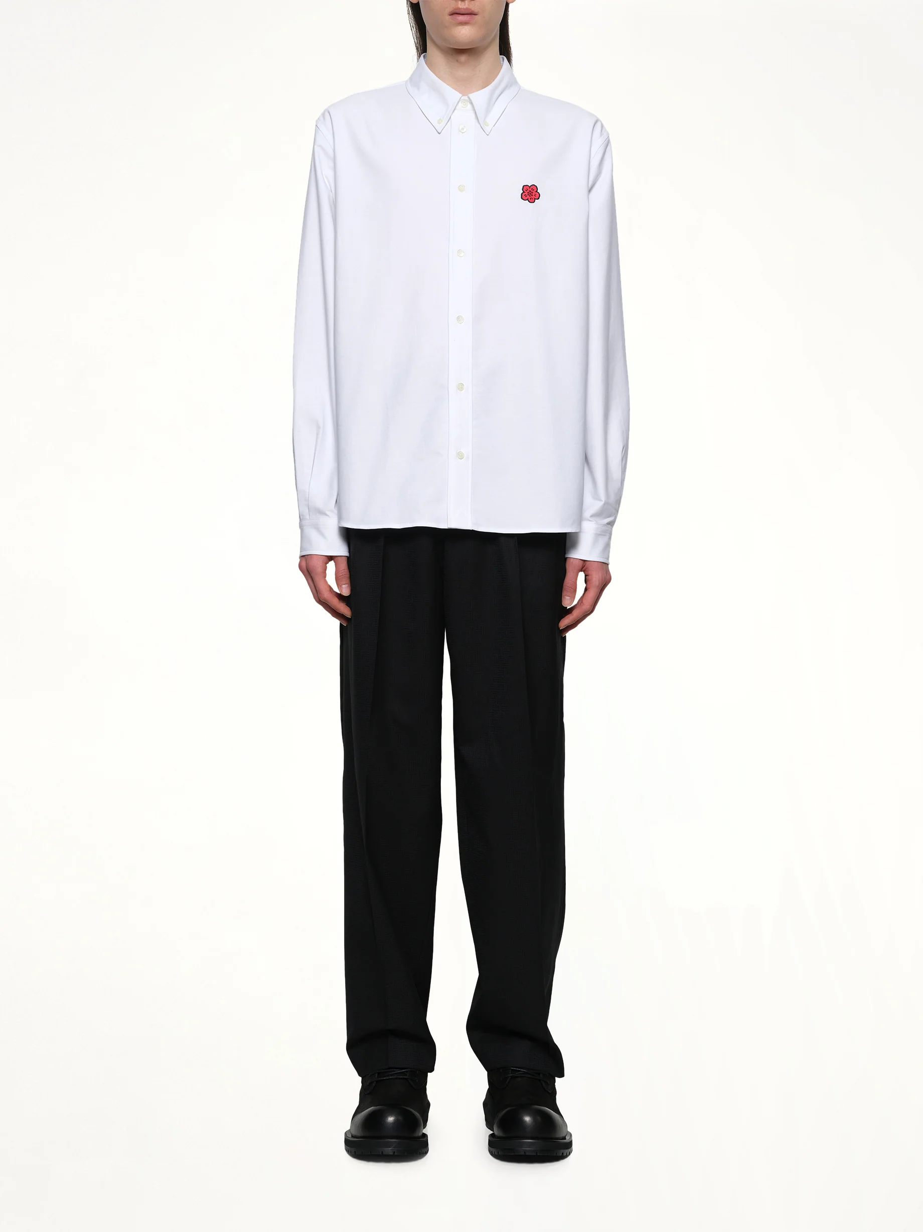 Kenzo Boke Flower Casual Shirt in White - Image 7