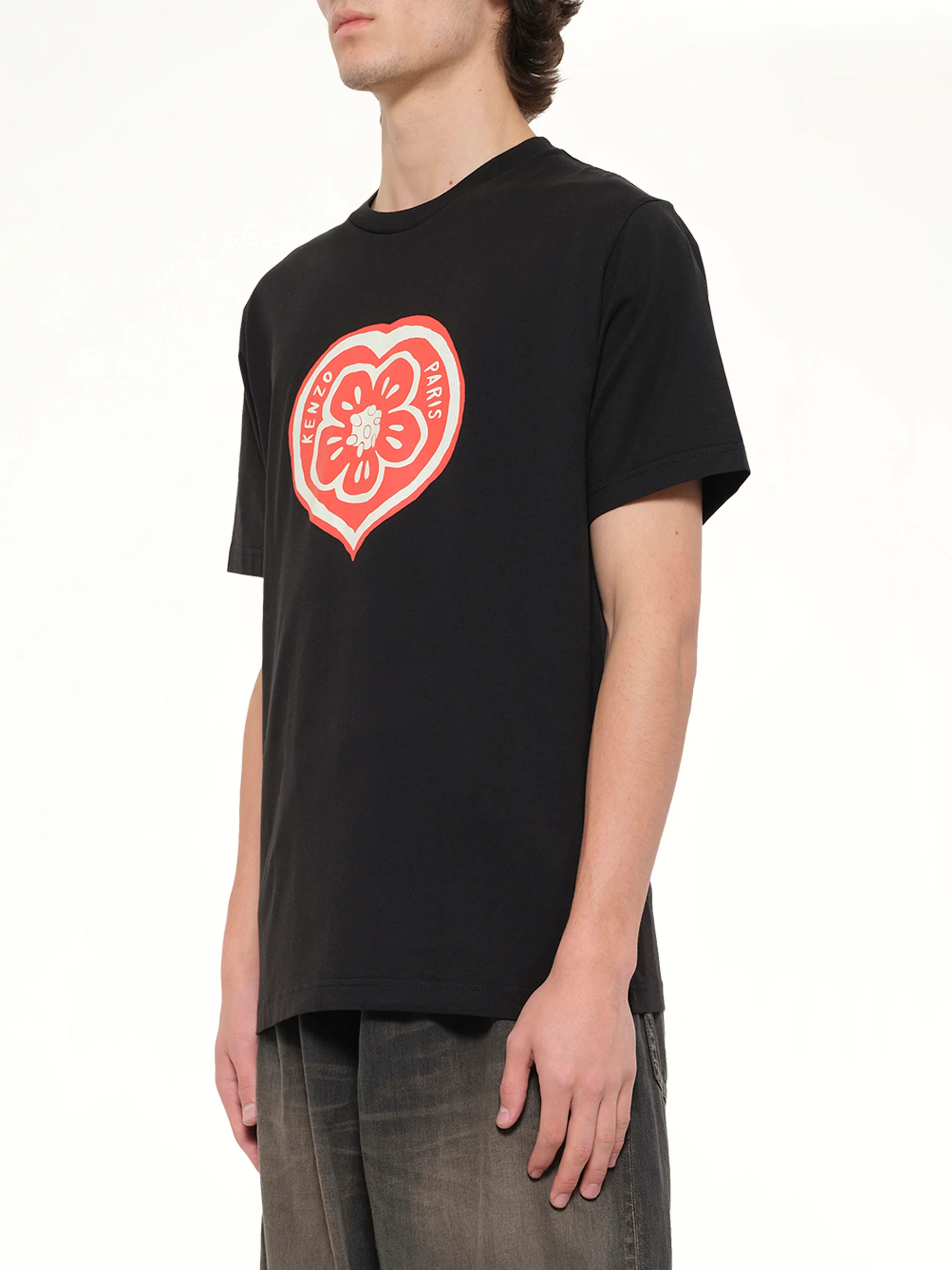 Kenzo Boke Heart Classic T-Shirt in Black - Image 3