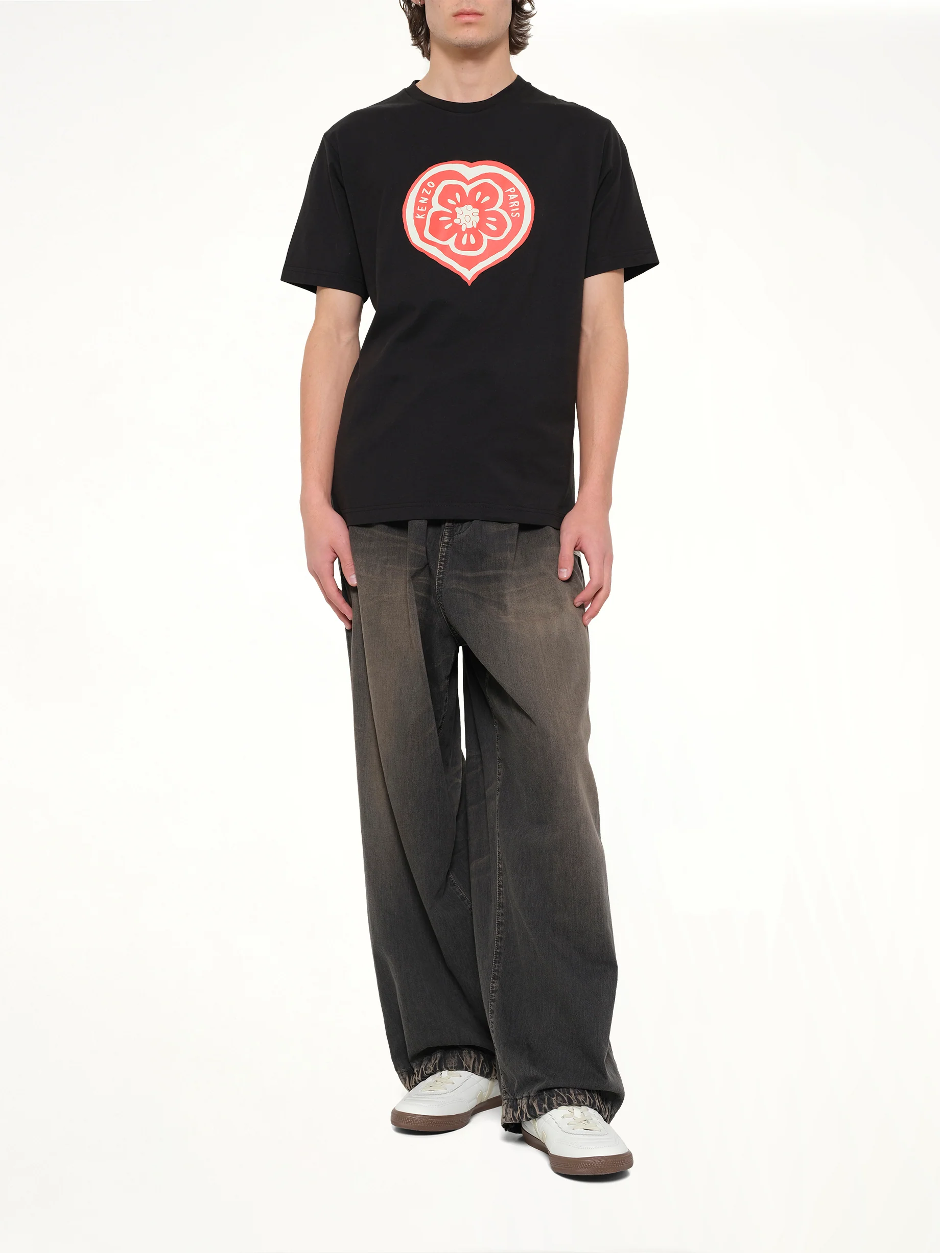 Kenzo Boke Heart Classic T-Shirt in Black - Image 4