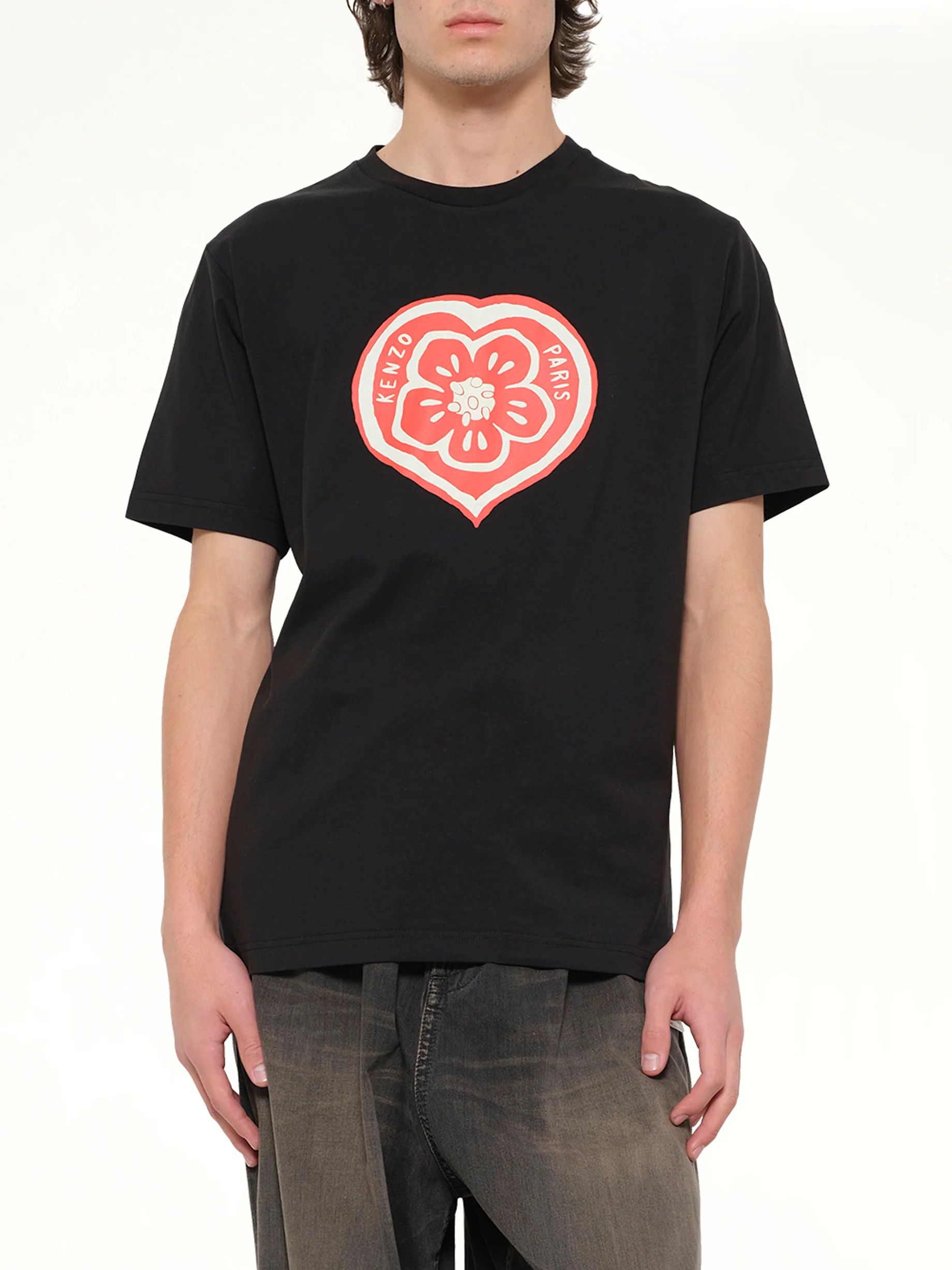 Kenzo Boke Heart Classic T-Shirt in Black - Image 6