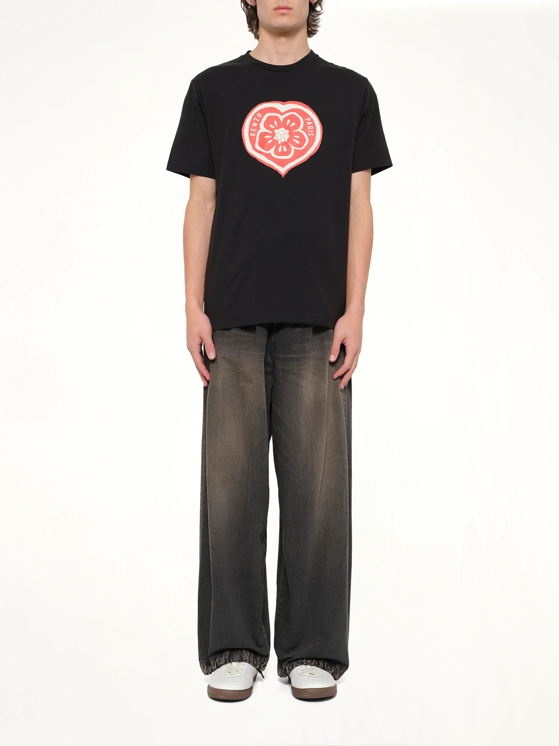 Kenzo Boke Heart Classic T-Shirt in Black - Image 7