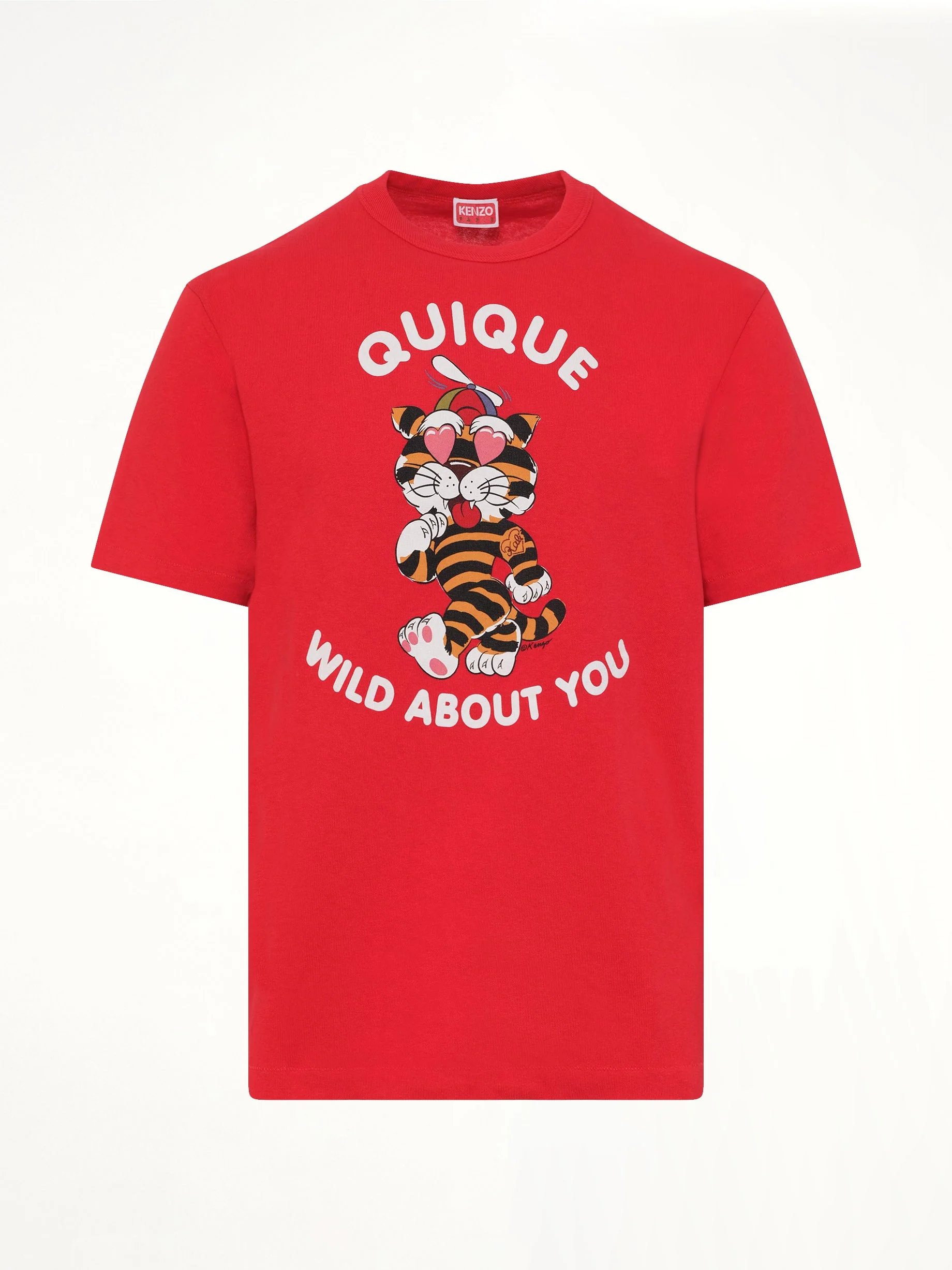 Kenzo Cartoon Classic T-Shirt in Cherry - Image 2