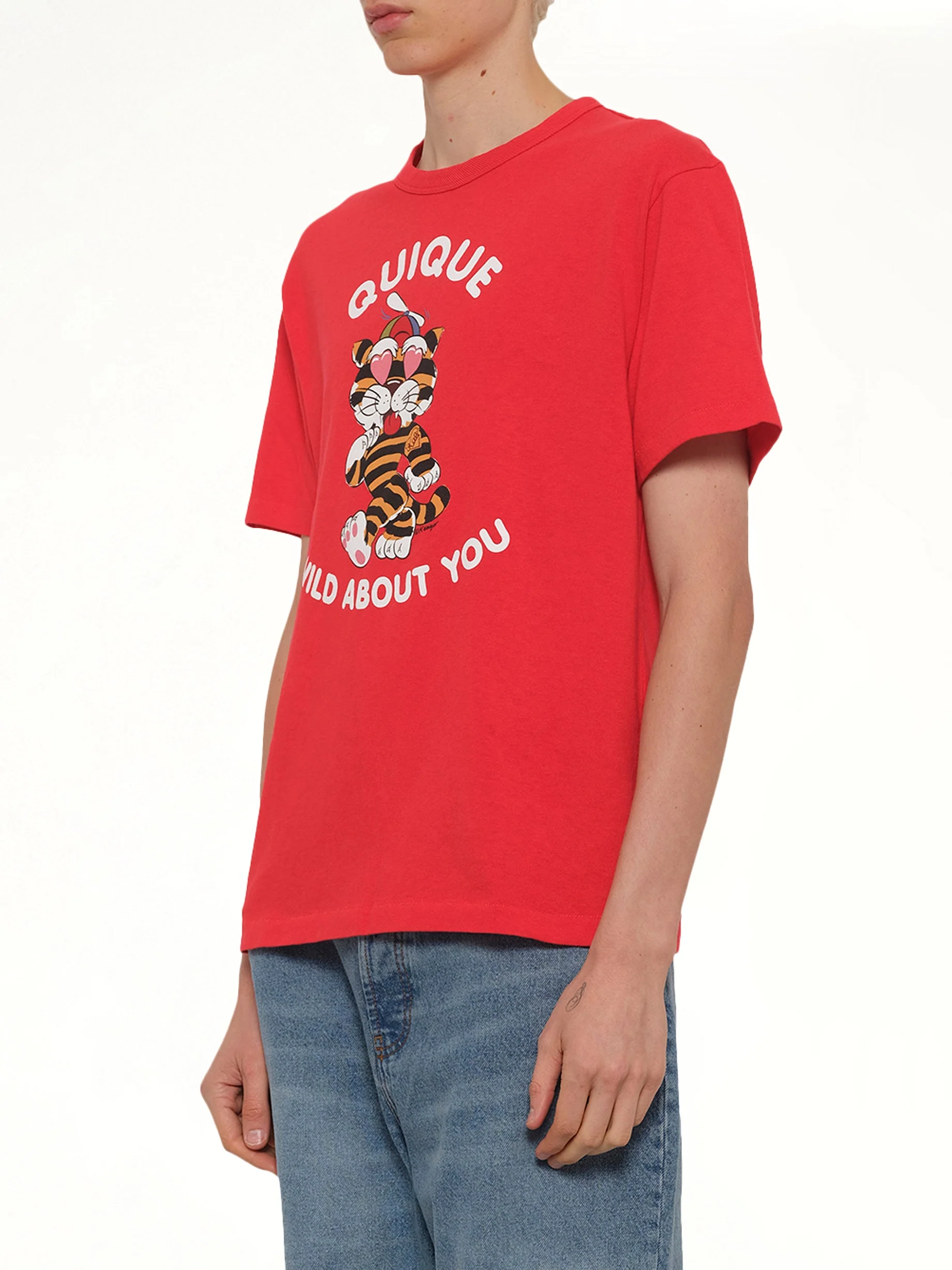 Kenzo Cartoon Classic T-Shirt in Cherry - Image 3
