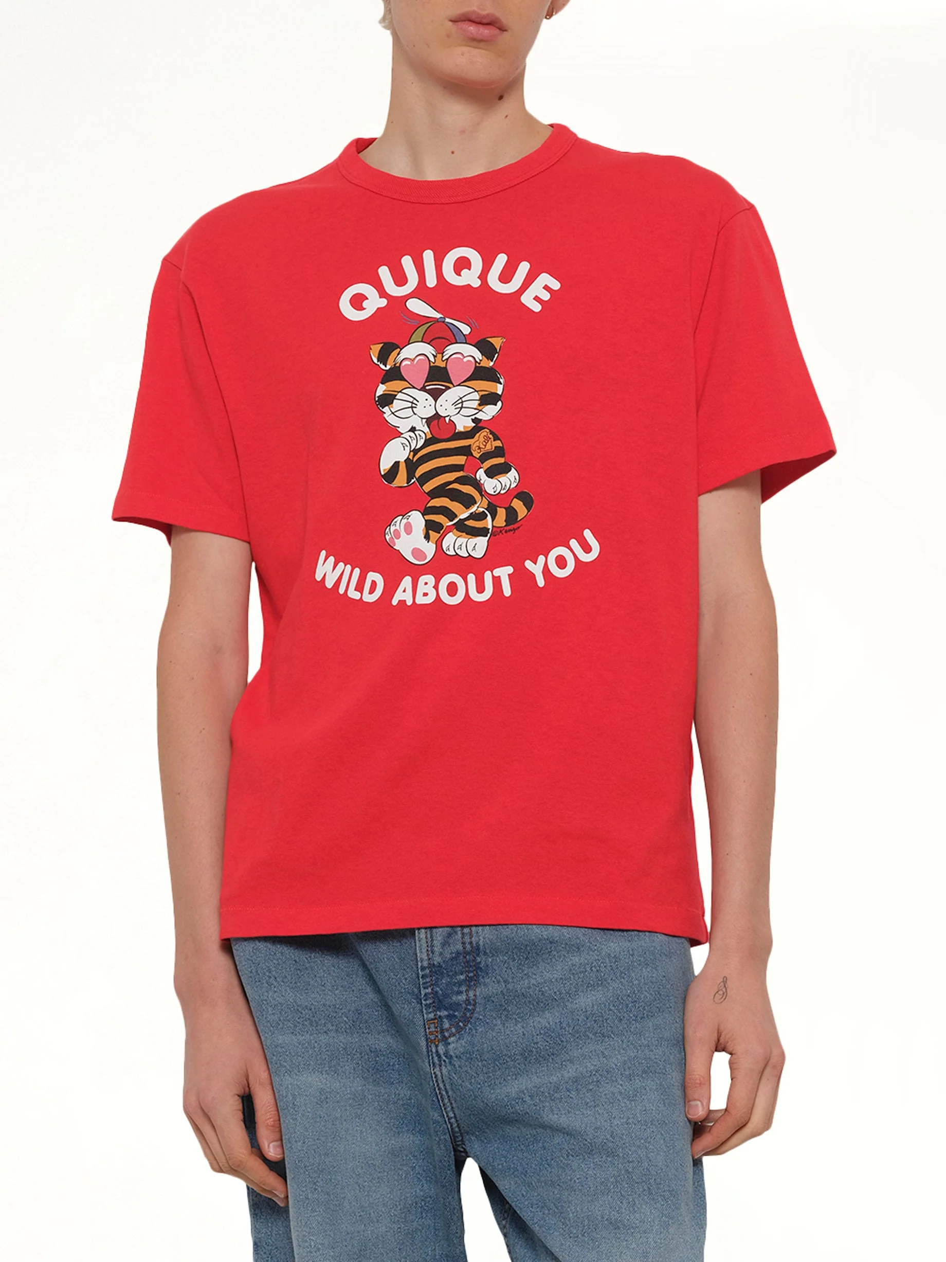 Kenzo Cartoon Classic T-Shirt in Cherry - Image 6