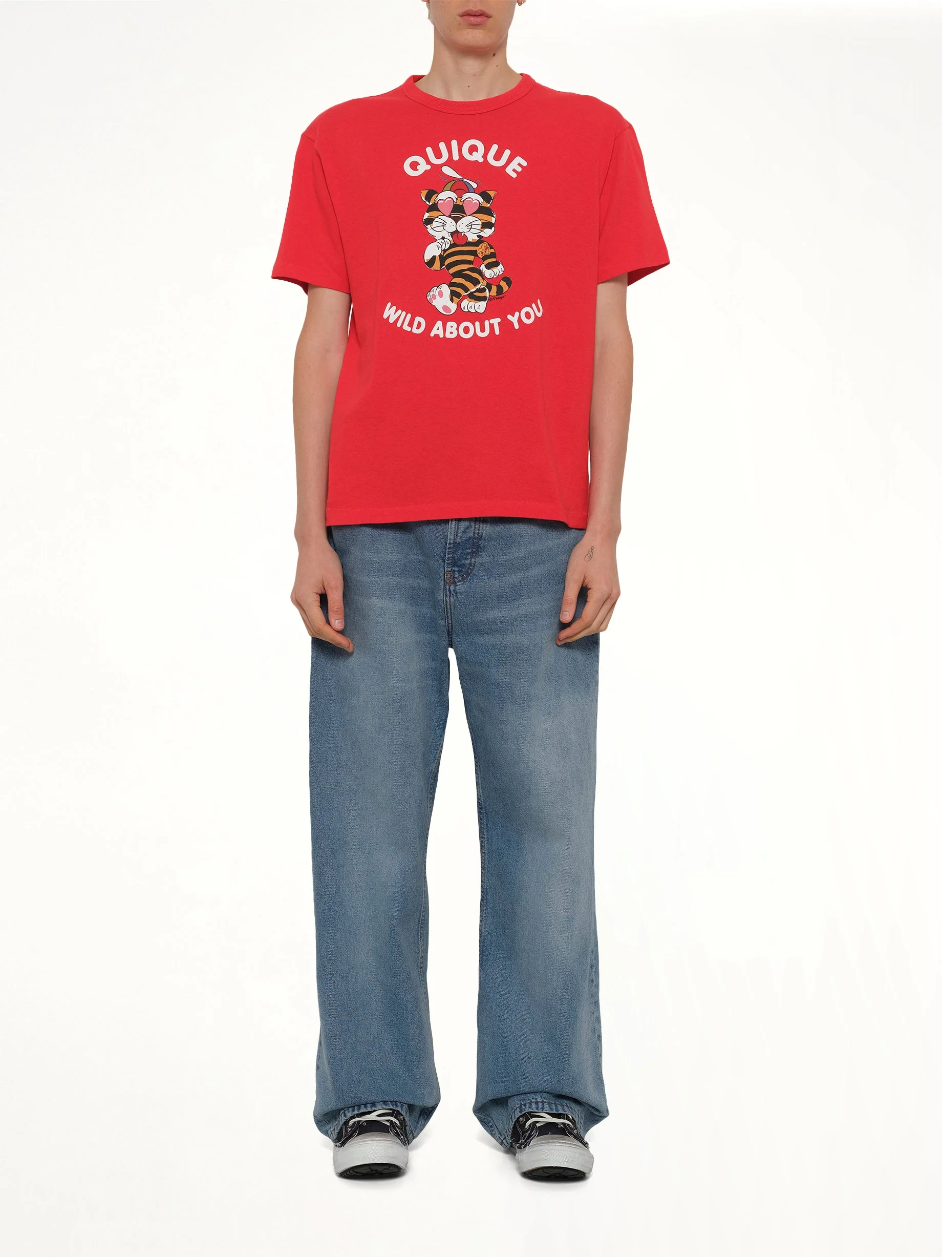 Kenzo Cartoon Classic T-Shirt in Cherry - Image 7