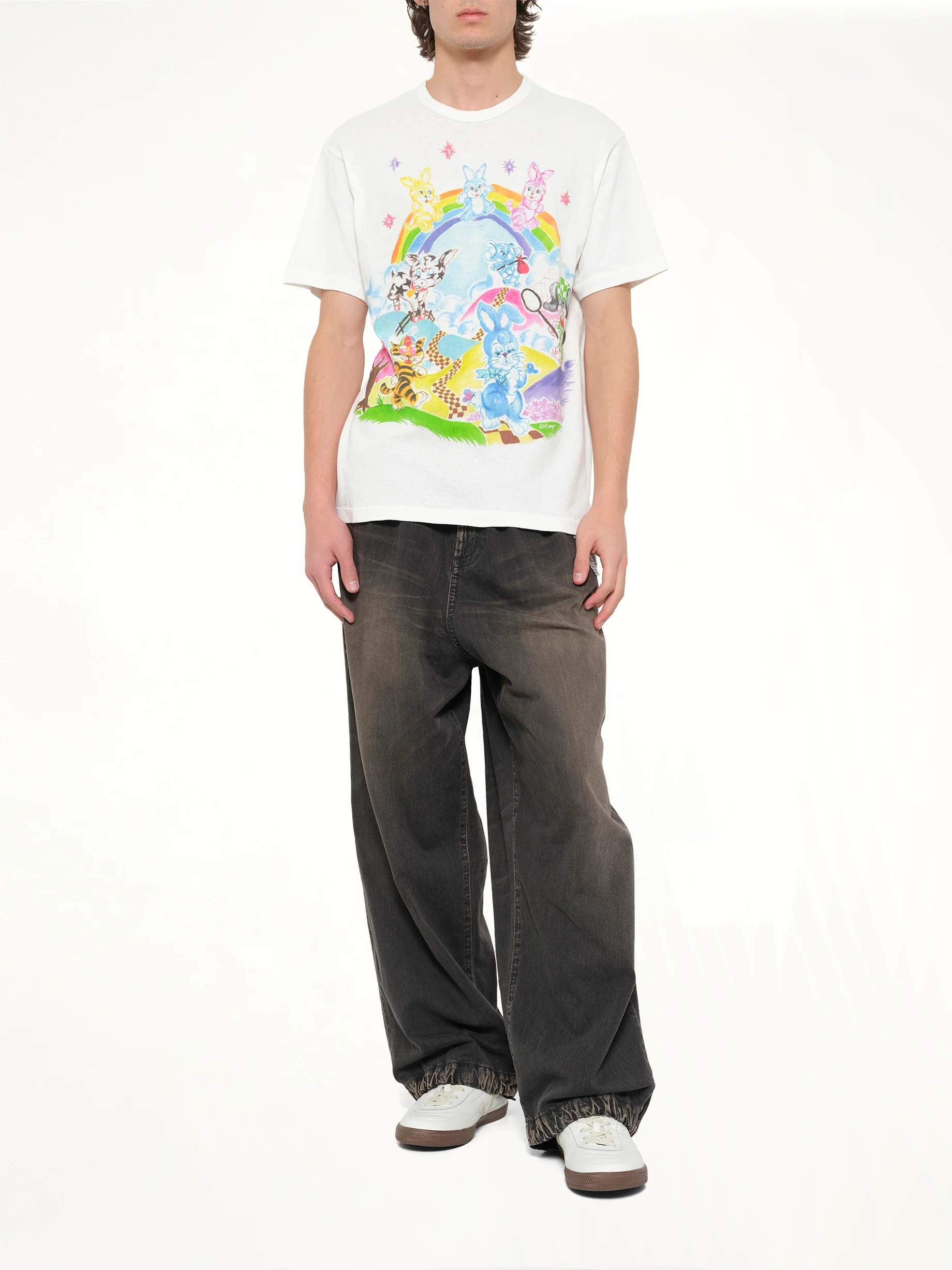 Kenzo Cartoon Classic T-Shirt in Off White - Image 4