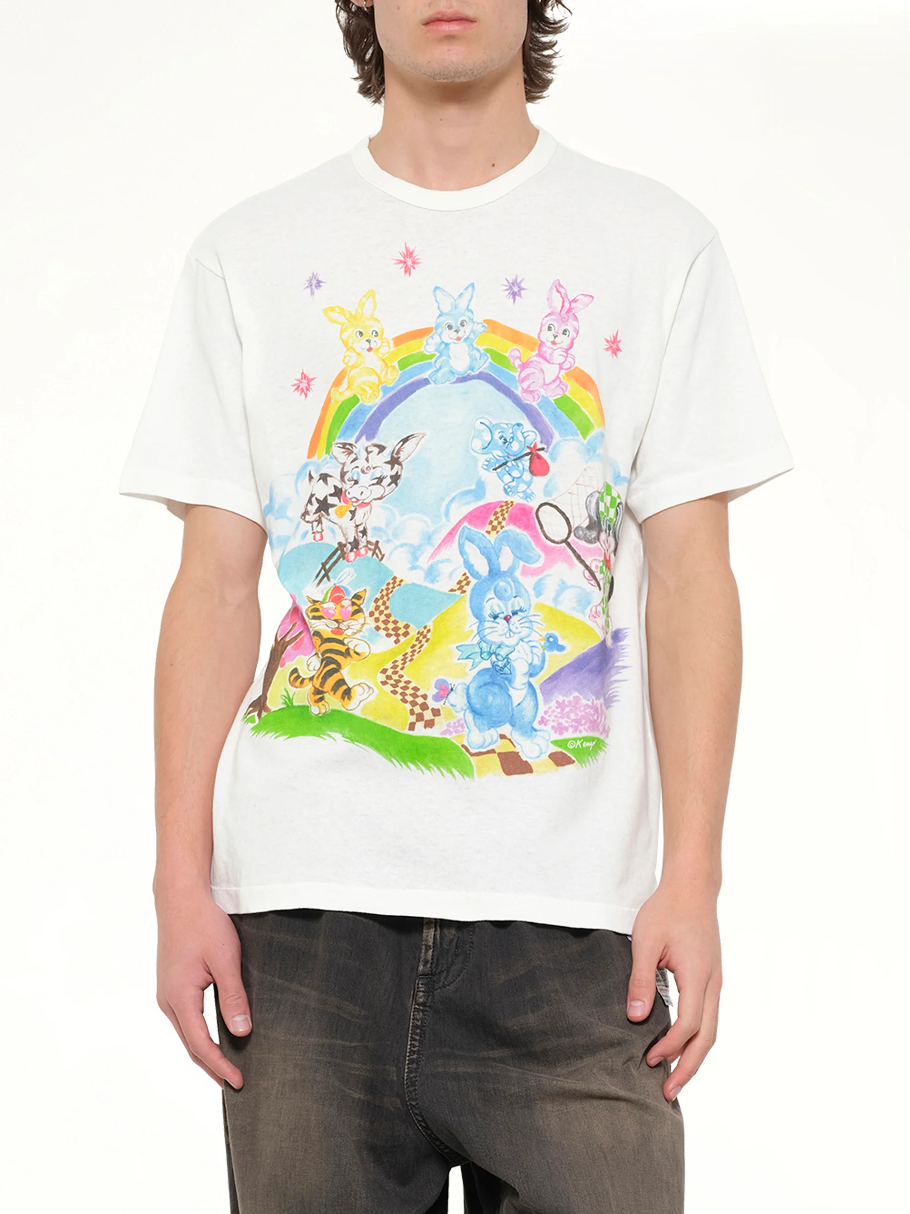 Kenzo Cartoon Classic T-Shirt in Off White - Image 6