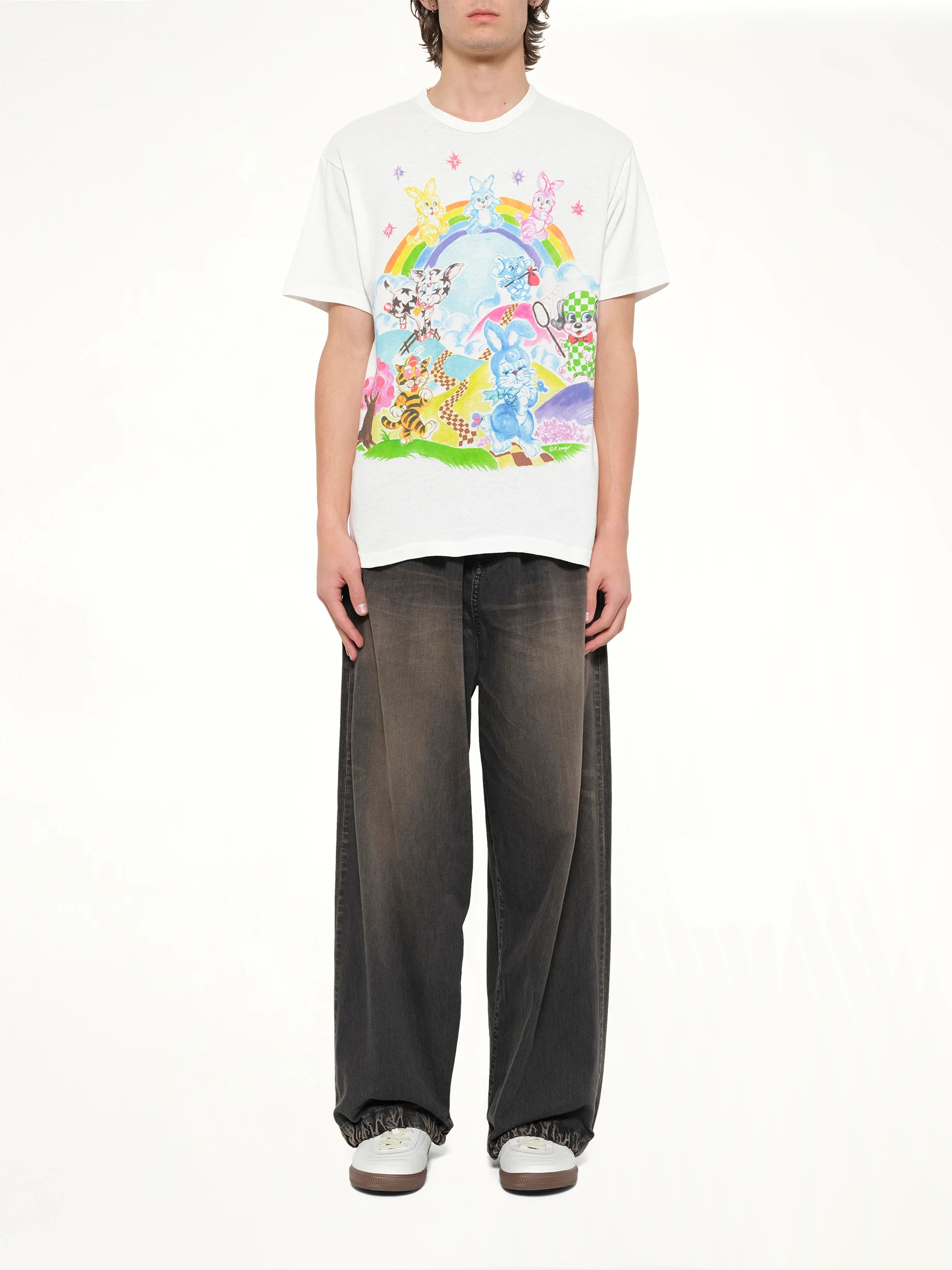 Kenzo Cartoon Classic T-Shirt in Off White - Image 7
