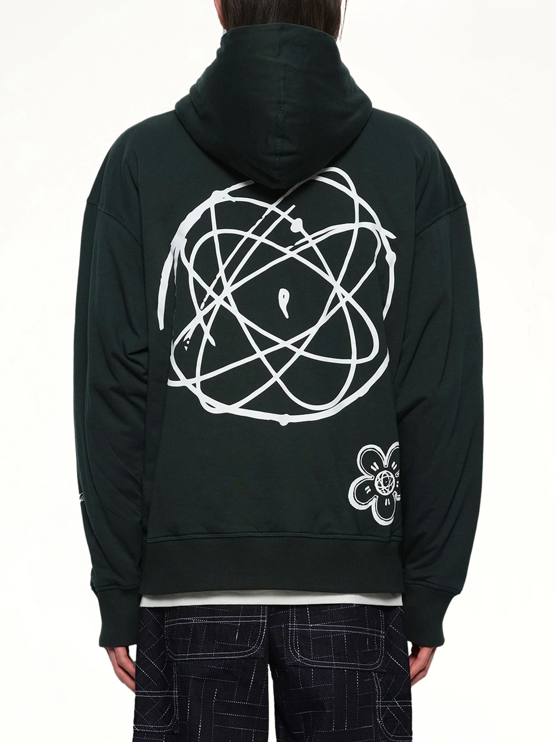 Kenzo Futura Padded Hoodie in Pine - Image 5