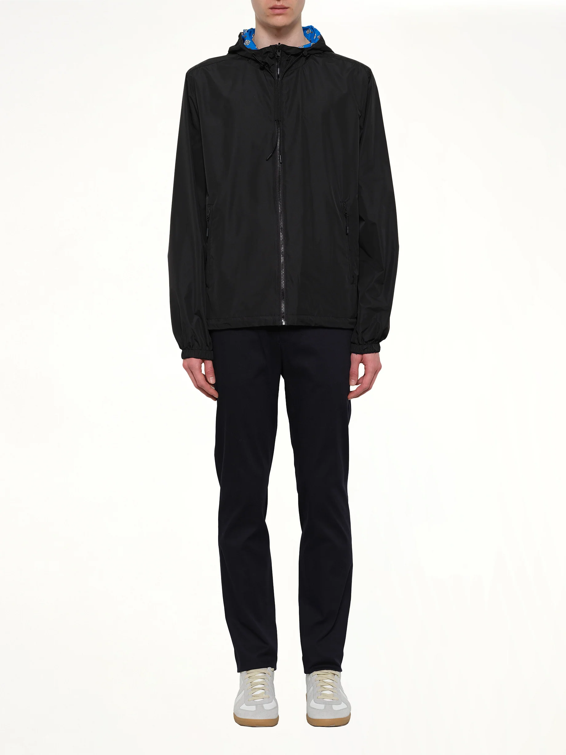 Reversible Windbreaker in Black - Image 2