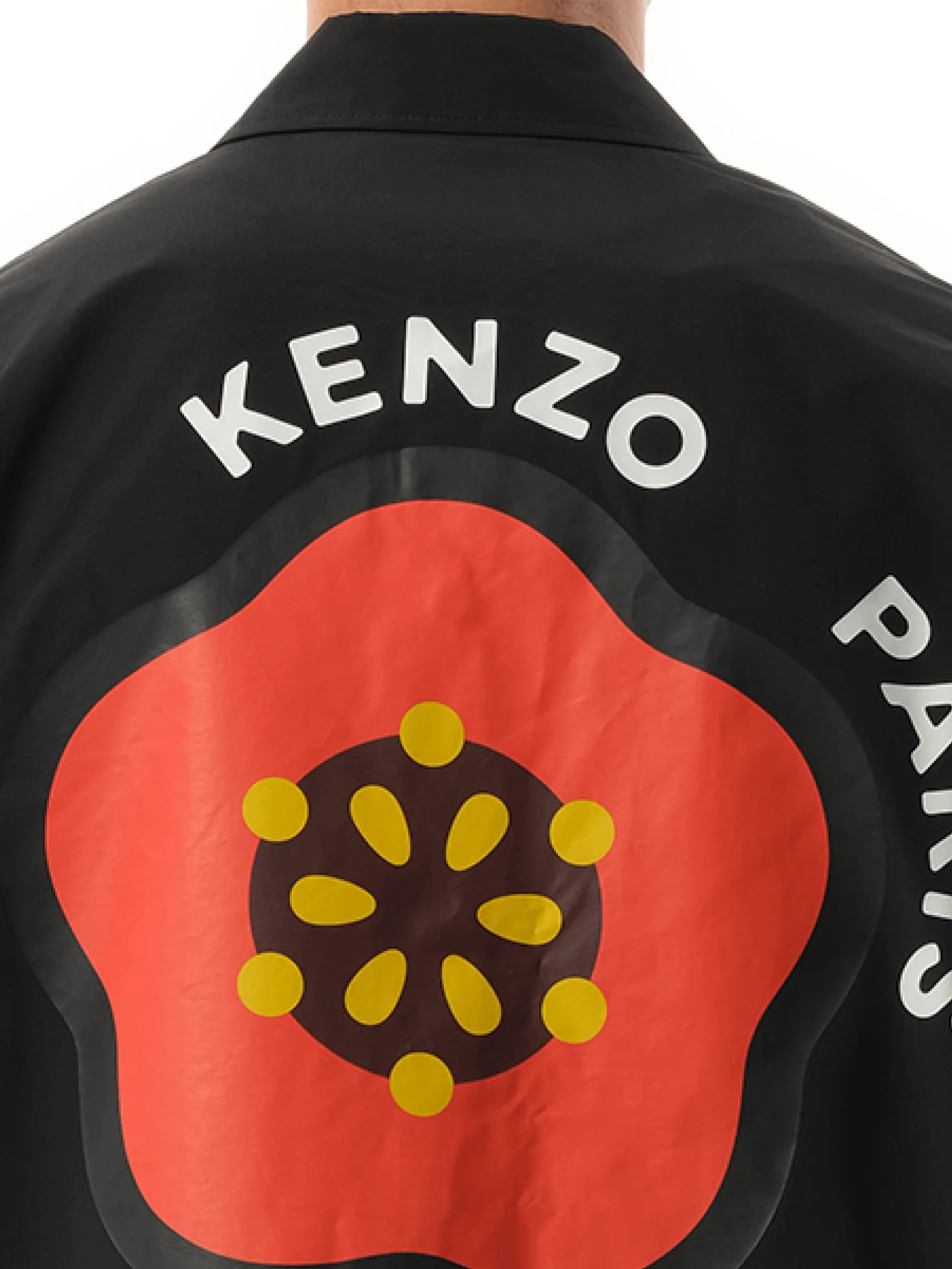 Kenzo Pop Light Coach Jacket in Black - Image 3