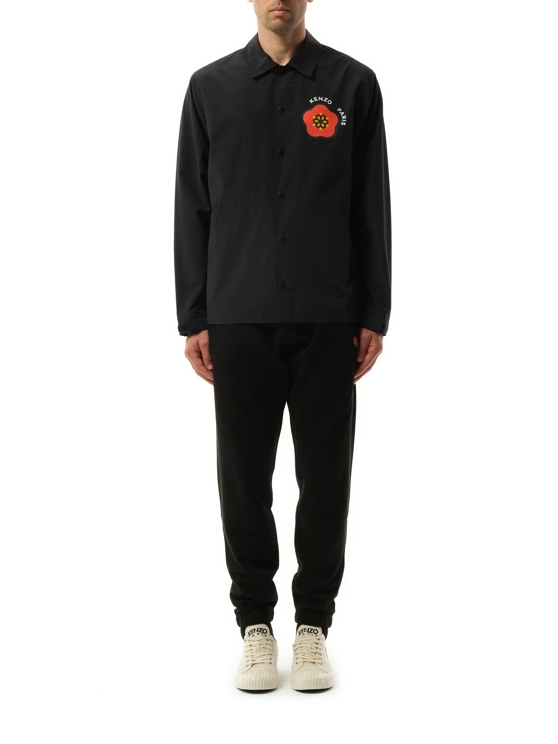 Kenzo Pop Light Coach Jacket in Black - Image 4