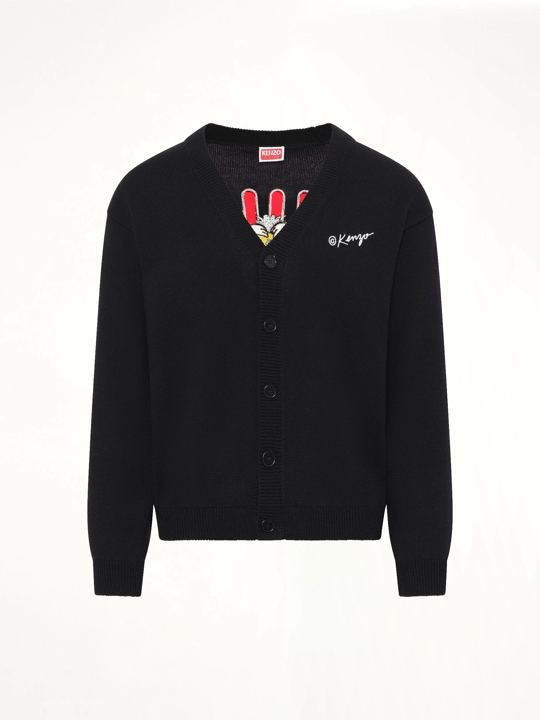 Kenzo Wild Tiger Cardigan in Black - Image 2