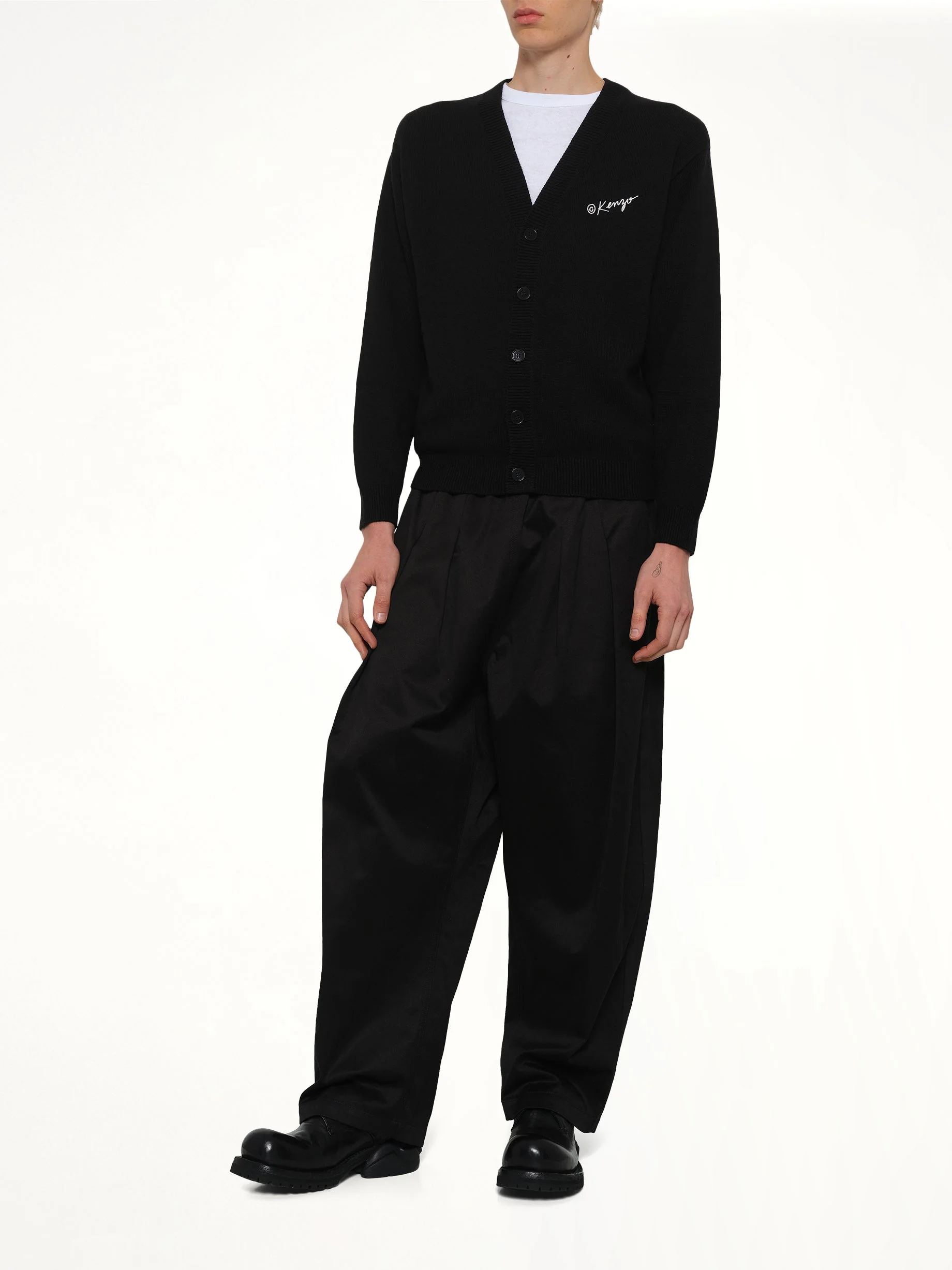 Kenzo Wild Tiger Cardigan in Black - Image 4