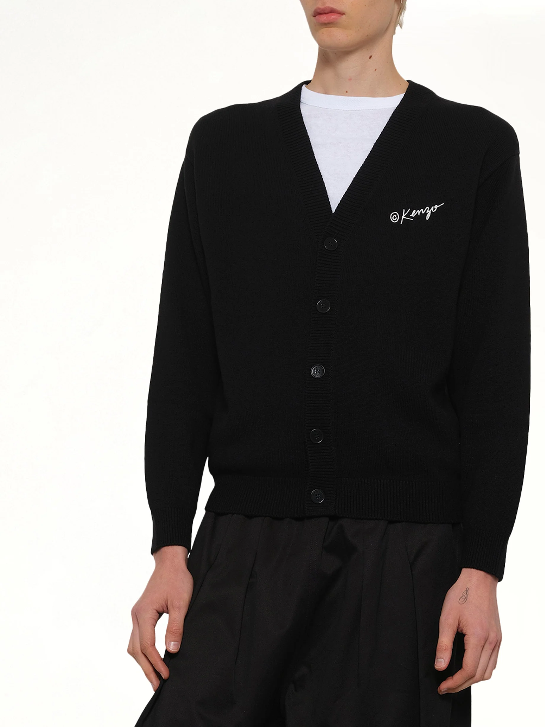 Kenzo Wild Tiger Cardigan in Black - Image 6