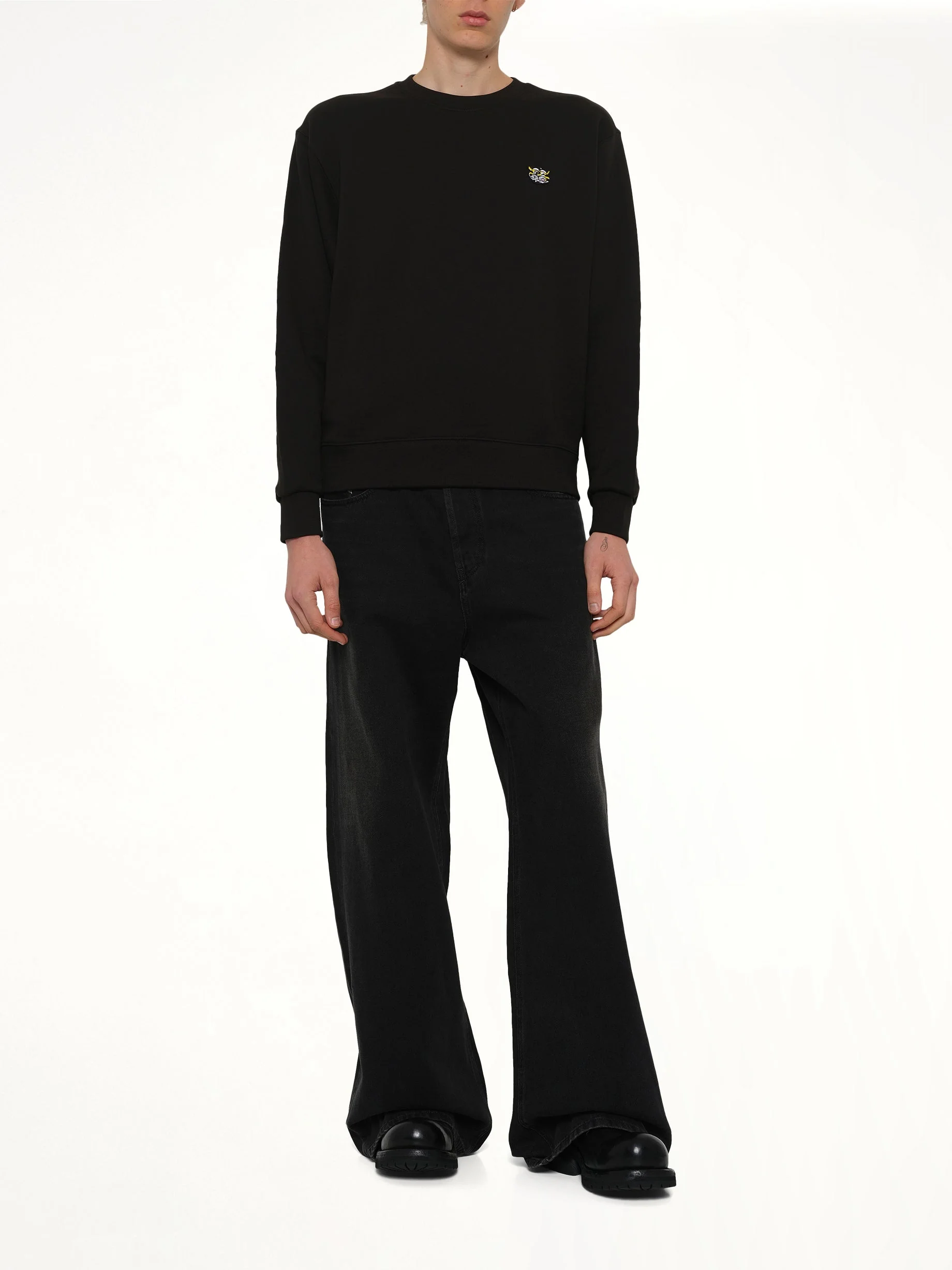 Kenzo Wild Tiger Classic Sweatshirt in Black - Image 4