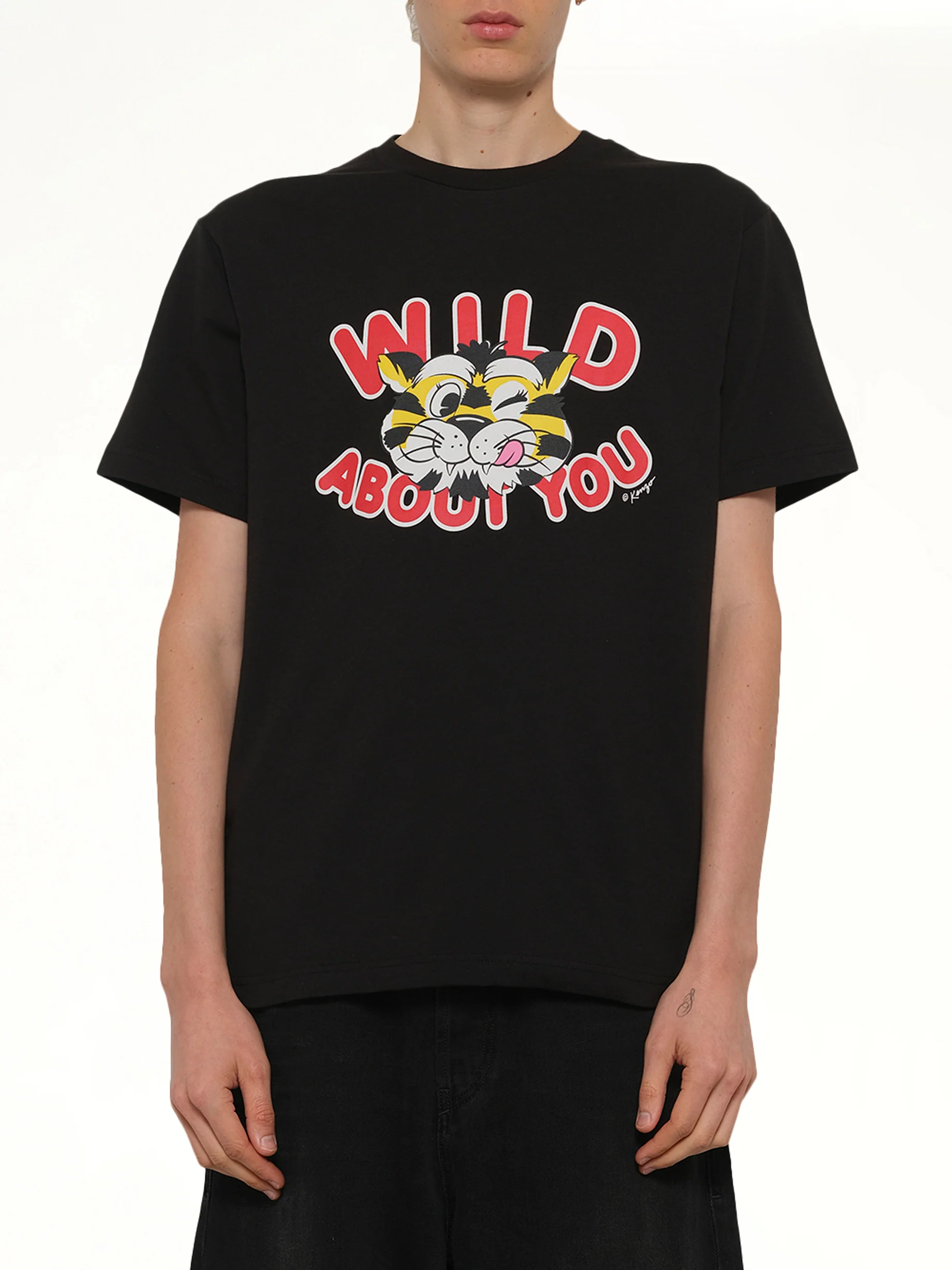 Kenzo Wild Tiger Classic T-Shirt in Black