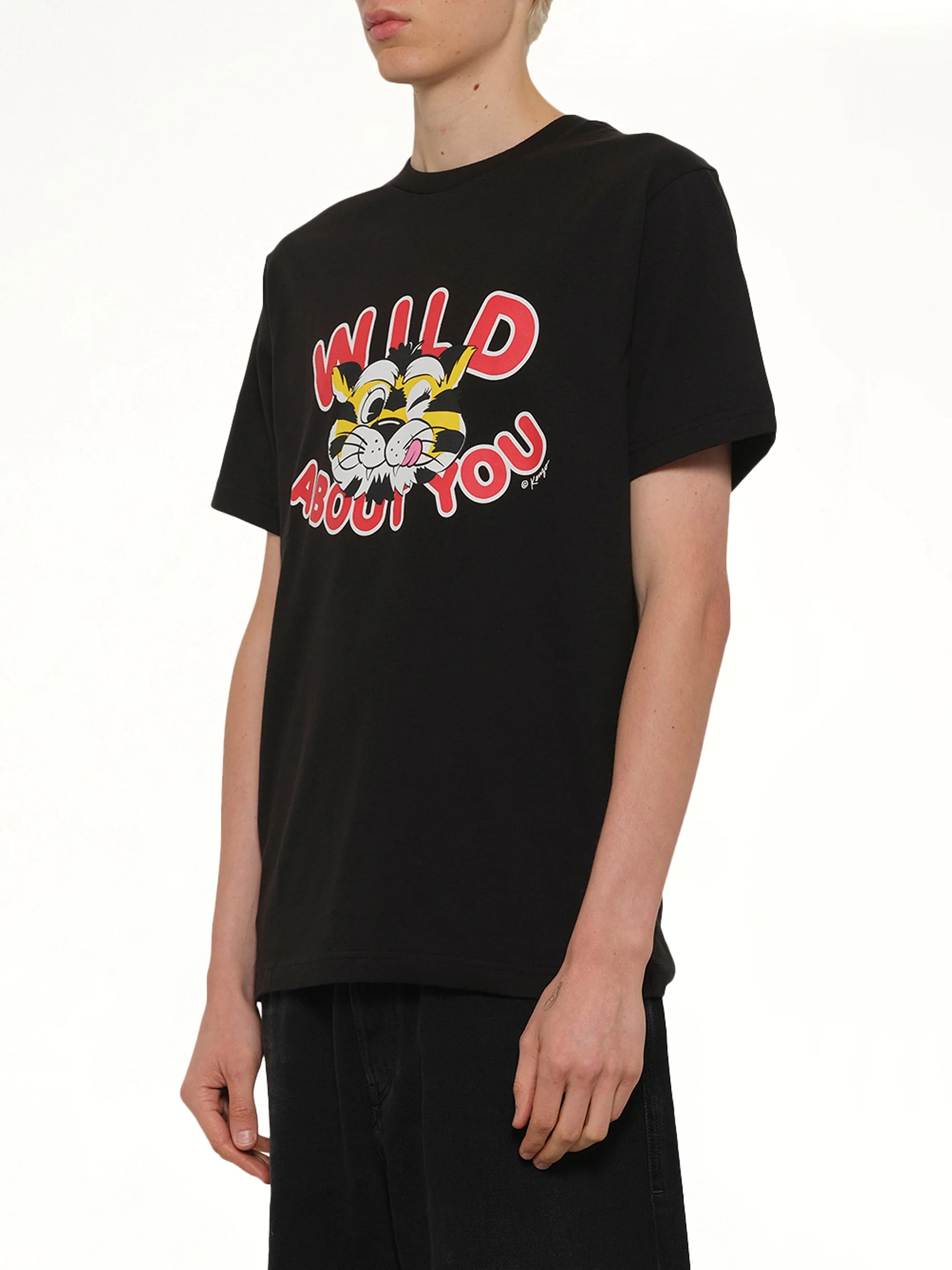 Kenzo Wild Tiger Classic T-Shirt in Black - Image 3