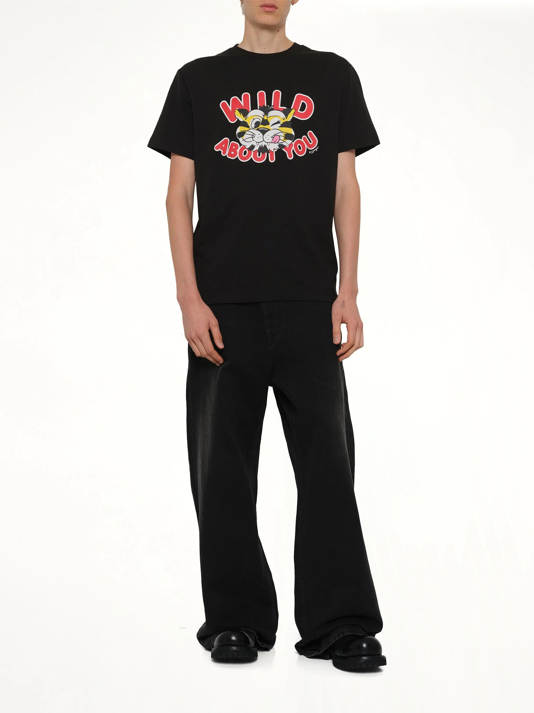 Kenzo Wild Tiger Classic T-Shirt in Black - Image 4