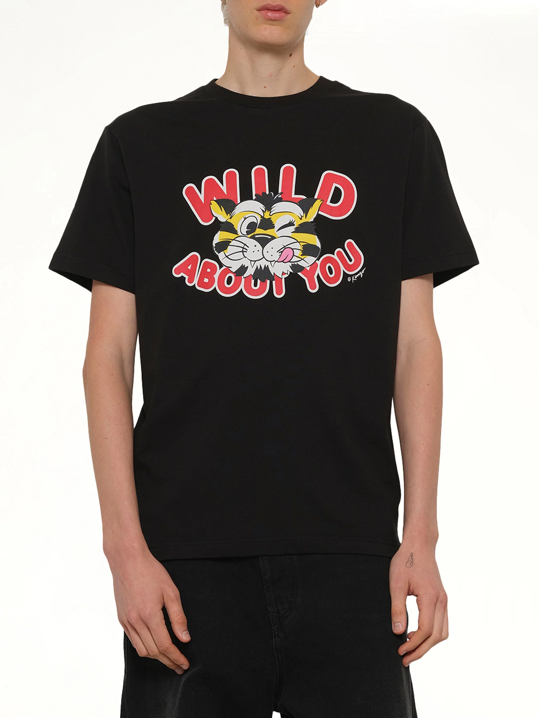 Kenzo Wild Tiger Classic T-Shirt in Black - Image 6