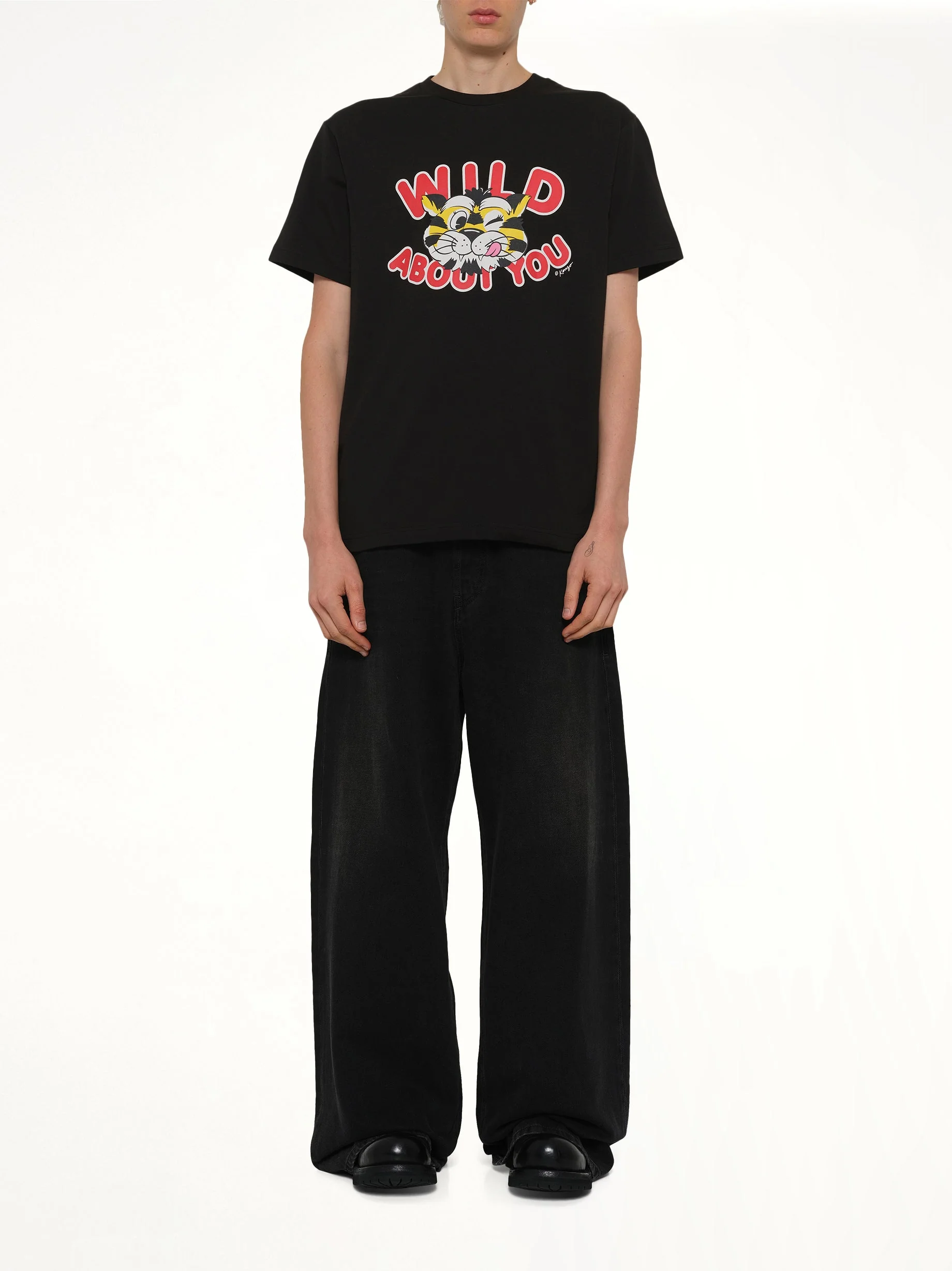 Kenzo Wild Tiger Classic T-Shirt in Black - Image 7