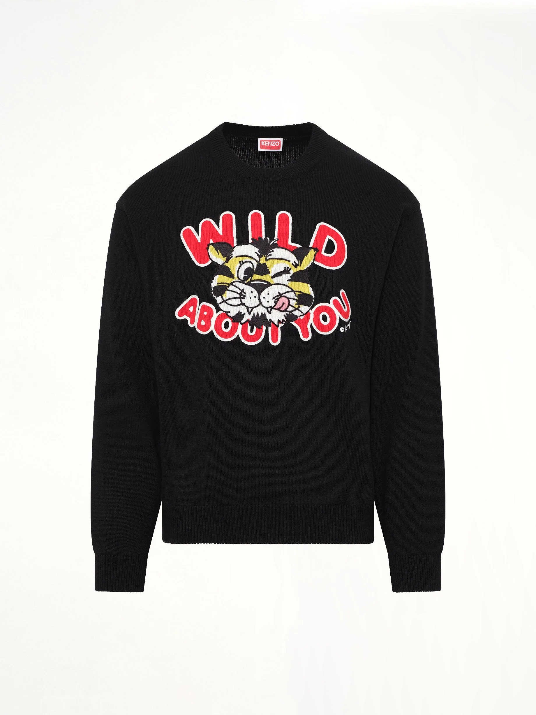 Kenzo Wild Tiger Jumper in Black - Image 2