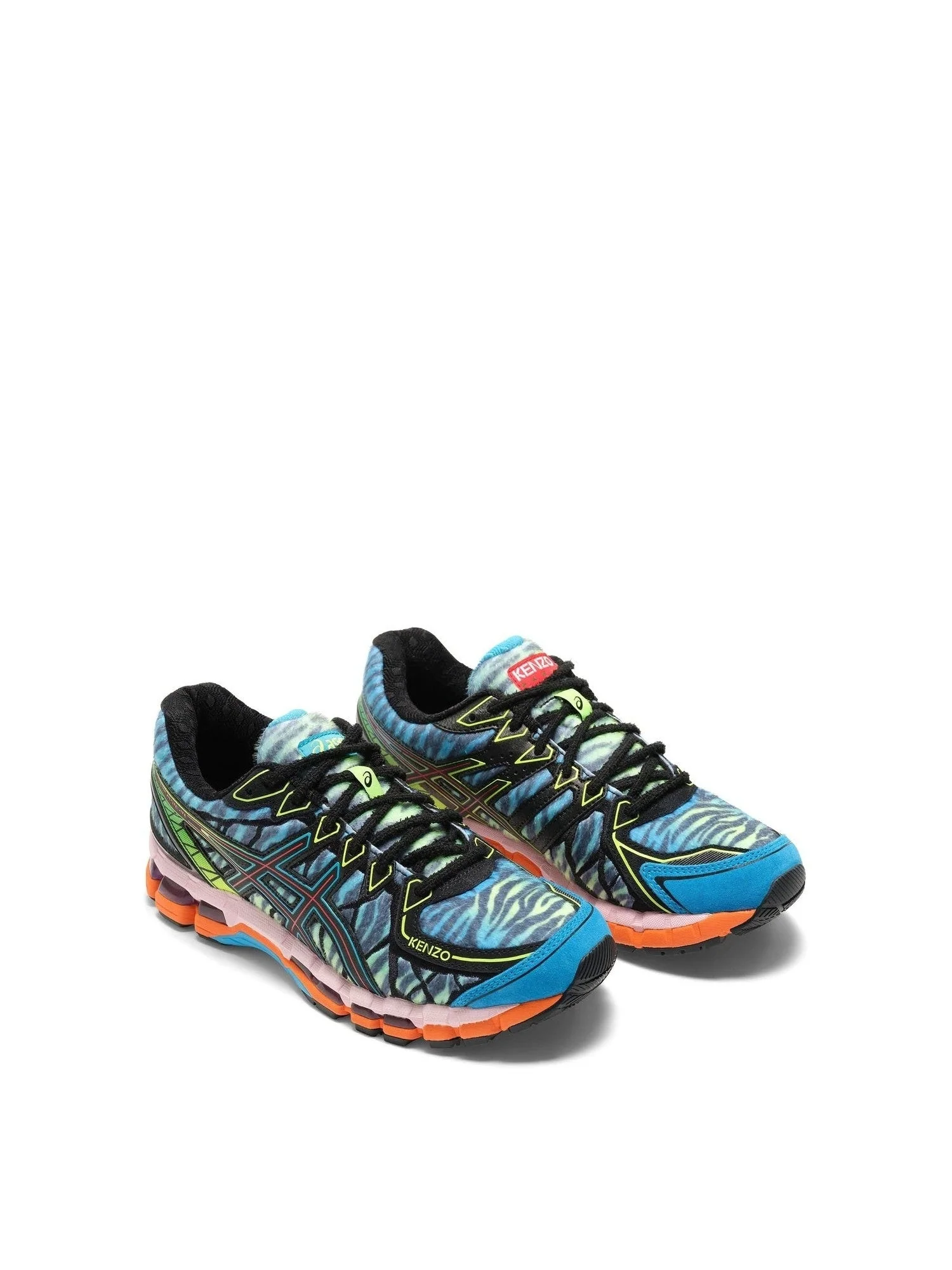 Kenzo x ASICS Gel Kayano 20 in Blue/Green - Image 2