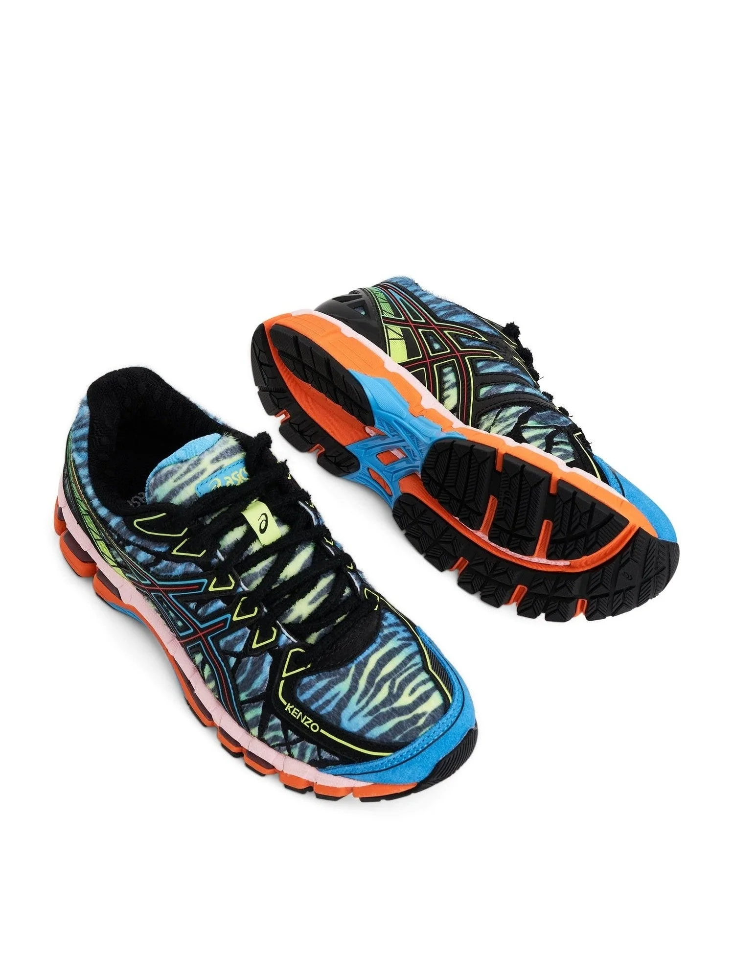 Kenzo x ASICS Gel Kayano 20 in Blue/Green - Image 4
