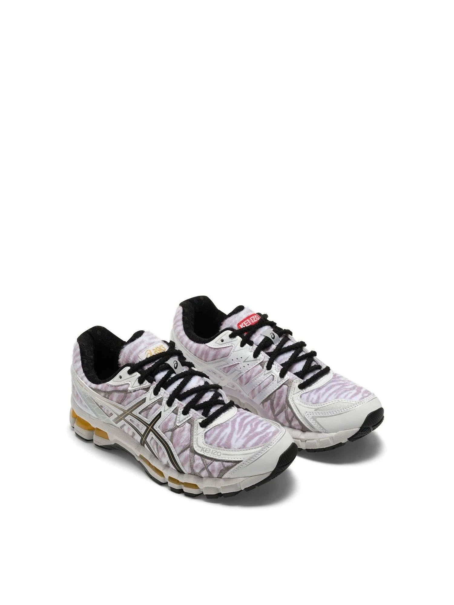 Kenzo x ASICS Gel Kayano 20 in White/Grey - Image 2