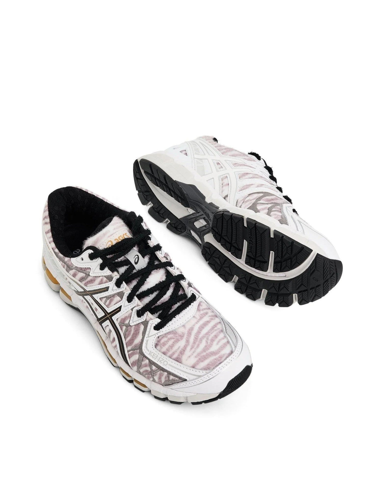 Kenzo x ASICS Gel Kayano 20 in White/Grey - Image 4
