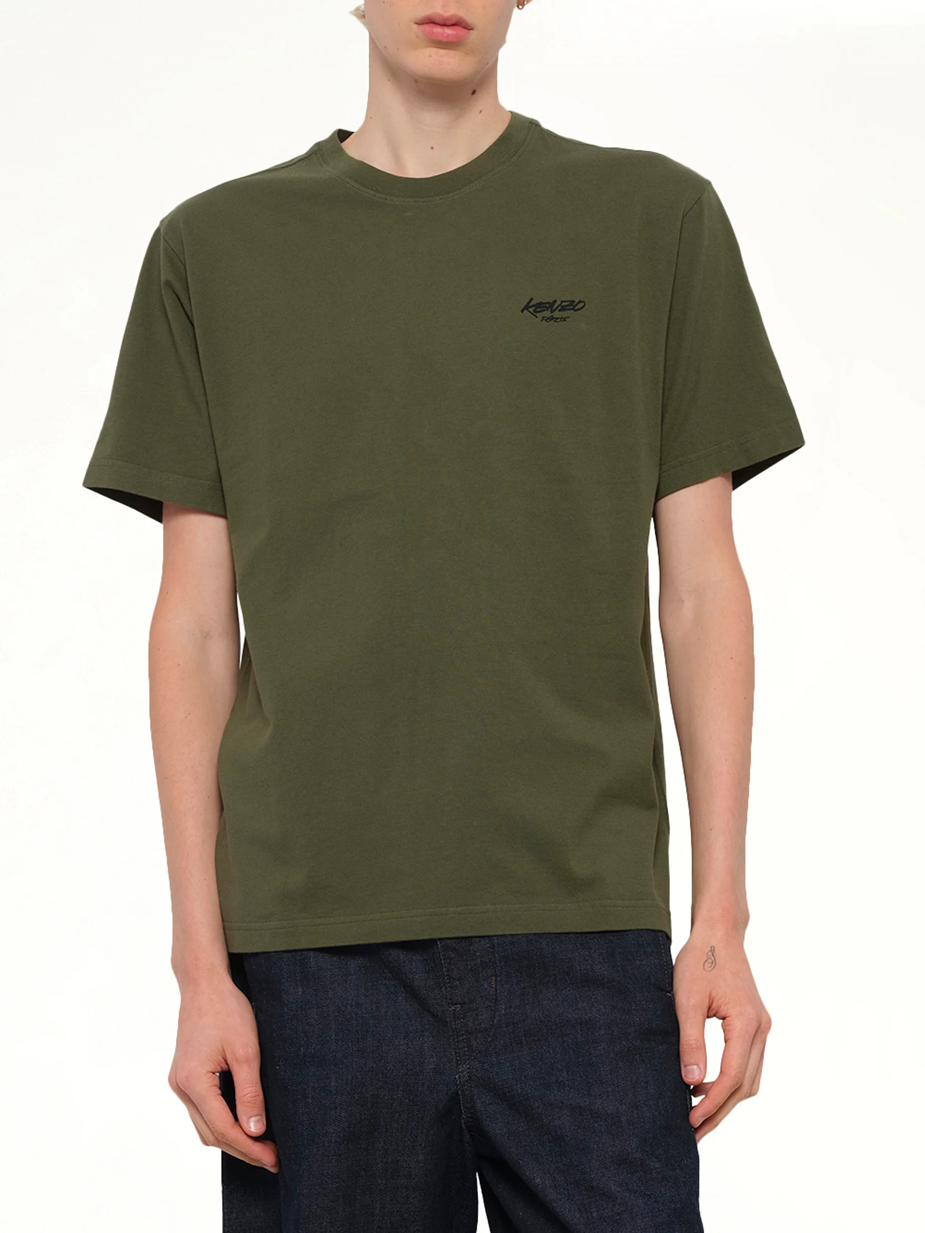 Kenzo x Futura 2000 T-Shirt in Olive - Image 6