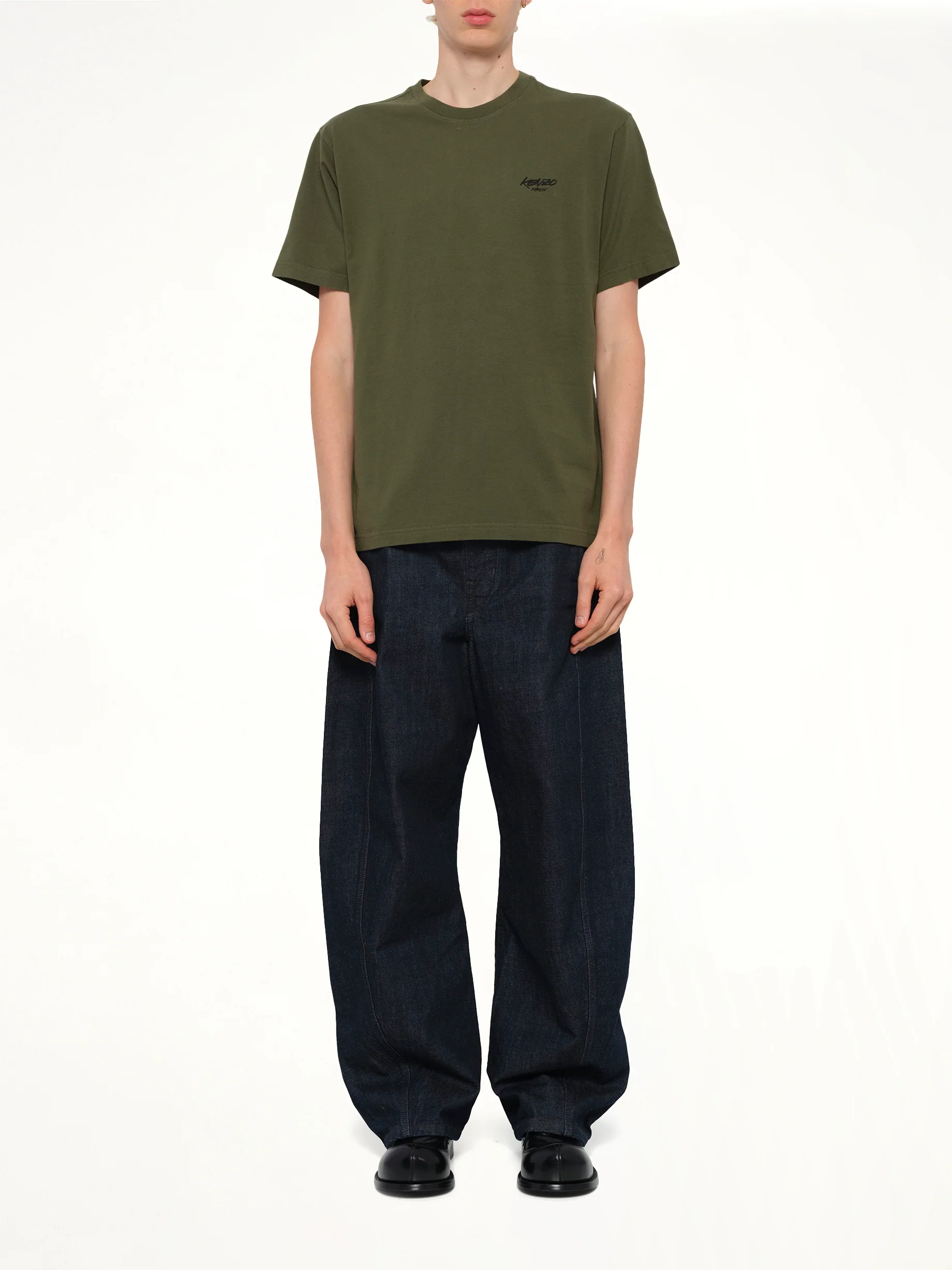 Kenzo x Futura 2000 T-Shirt in Olive - Image 7