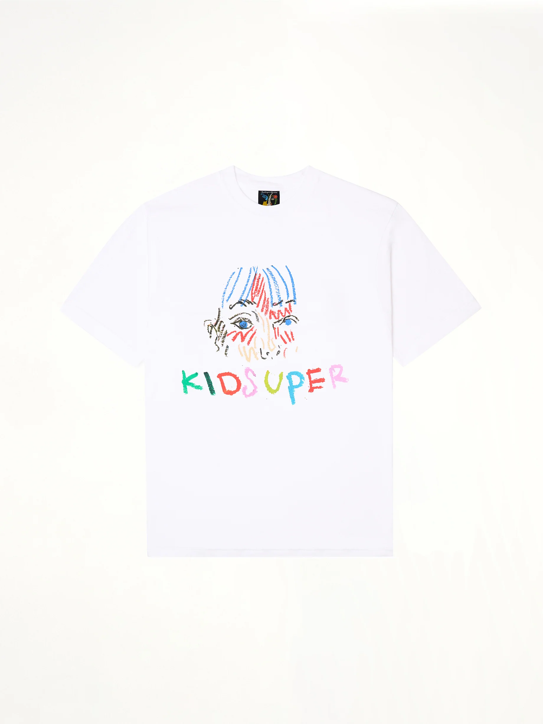 KID SUPER Graphic T-Shirt in White - Image 2