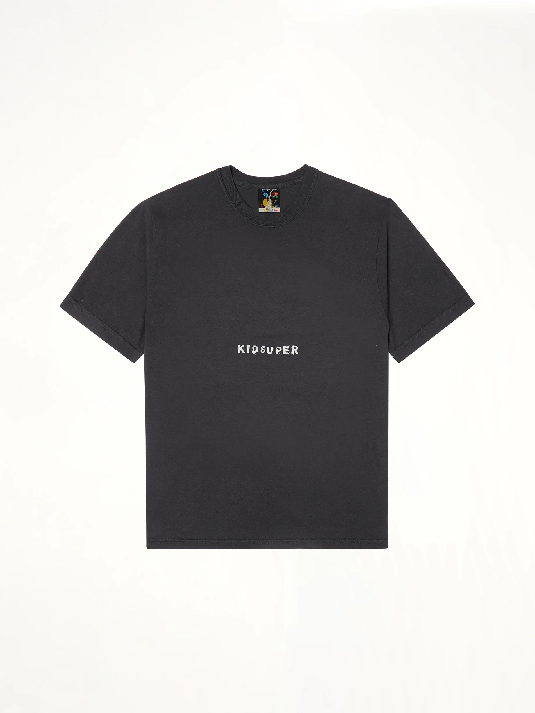 KID SUPER Logo T-Shirt in Black - Image 2