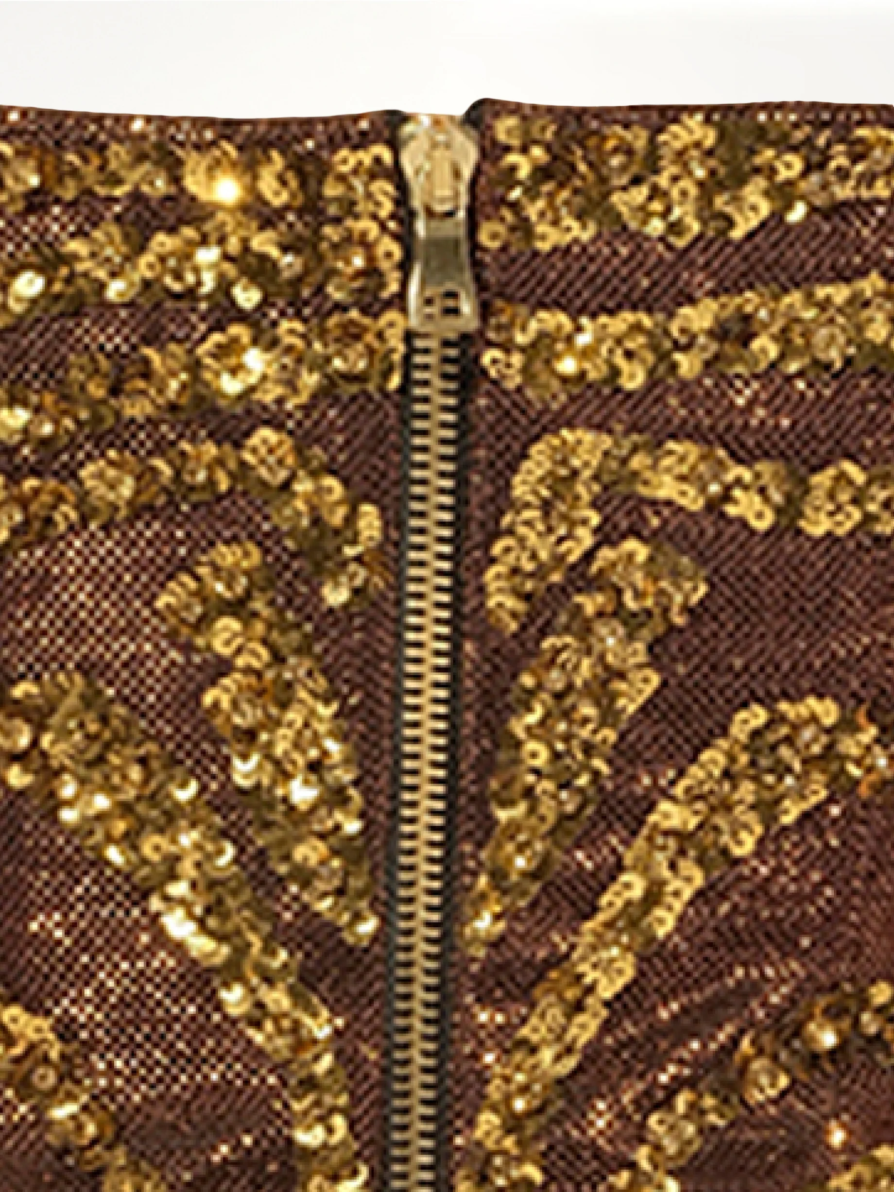 Knit Dress in Copper - Image 3