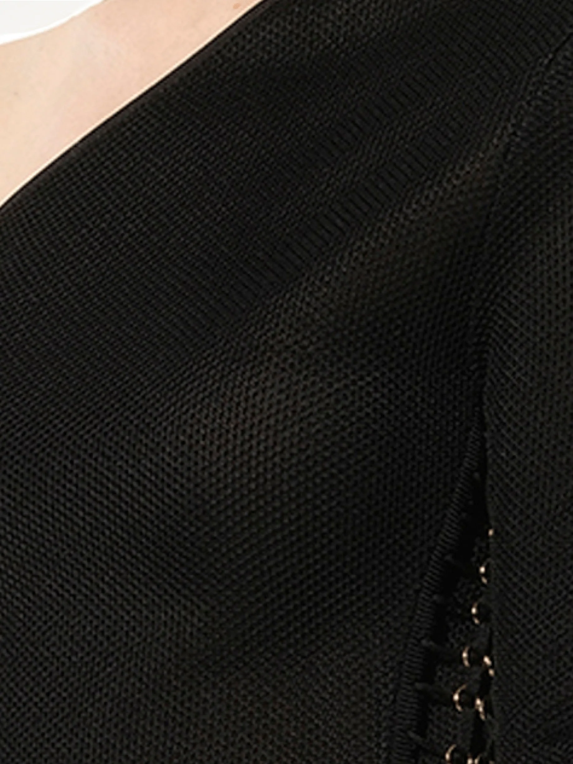 Knit Dress in Black - Image 2
