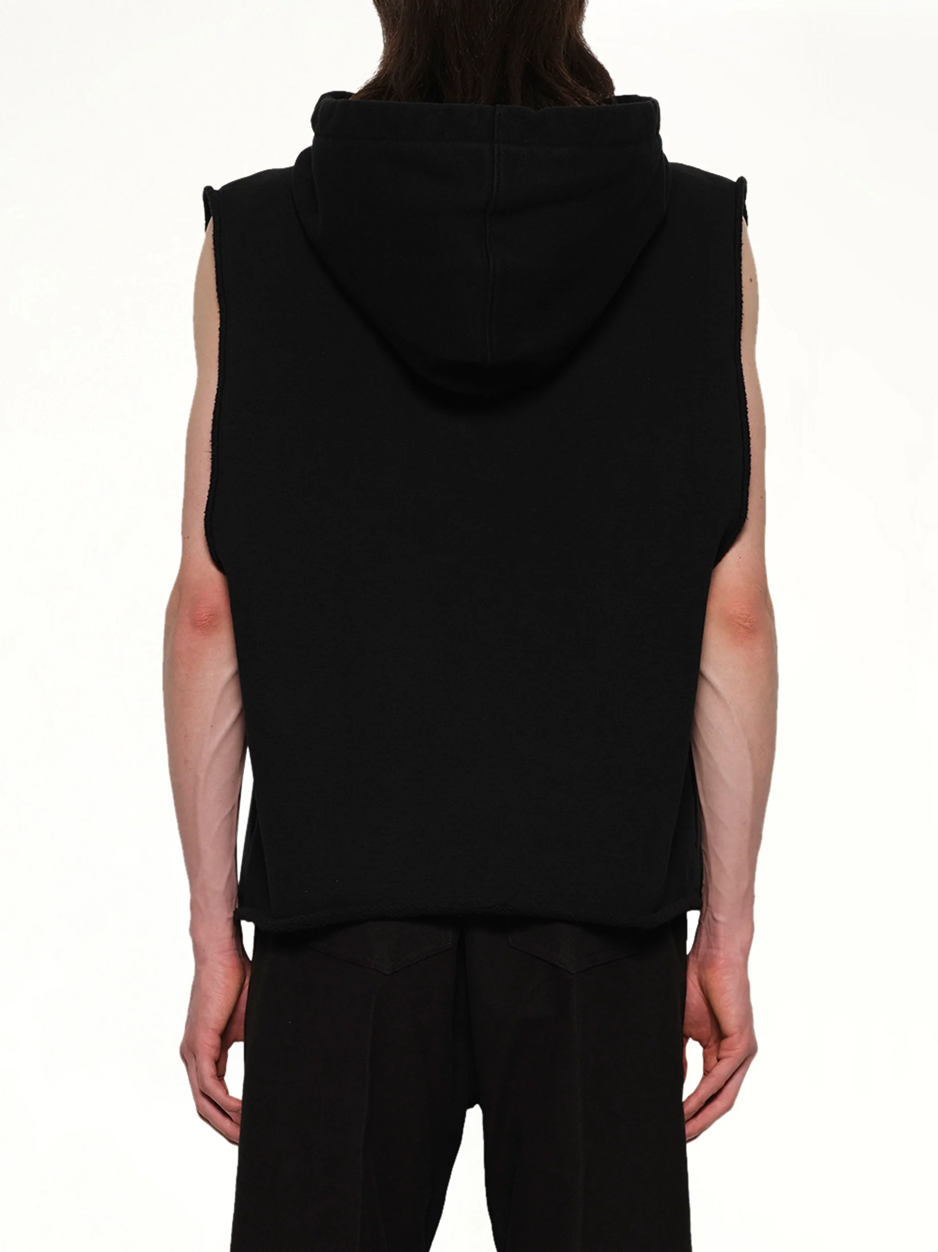 Knit Hooded Tunic in Black - Image 5