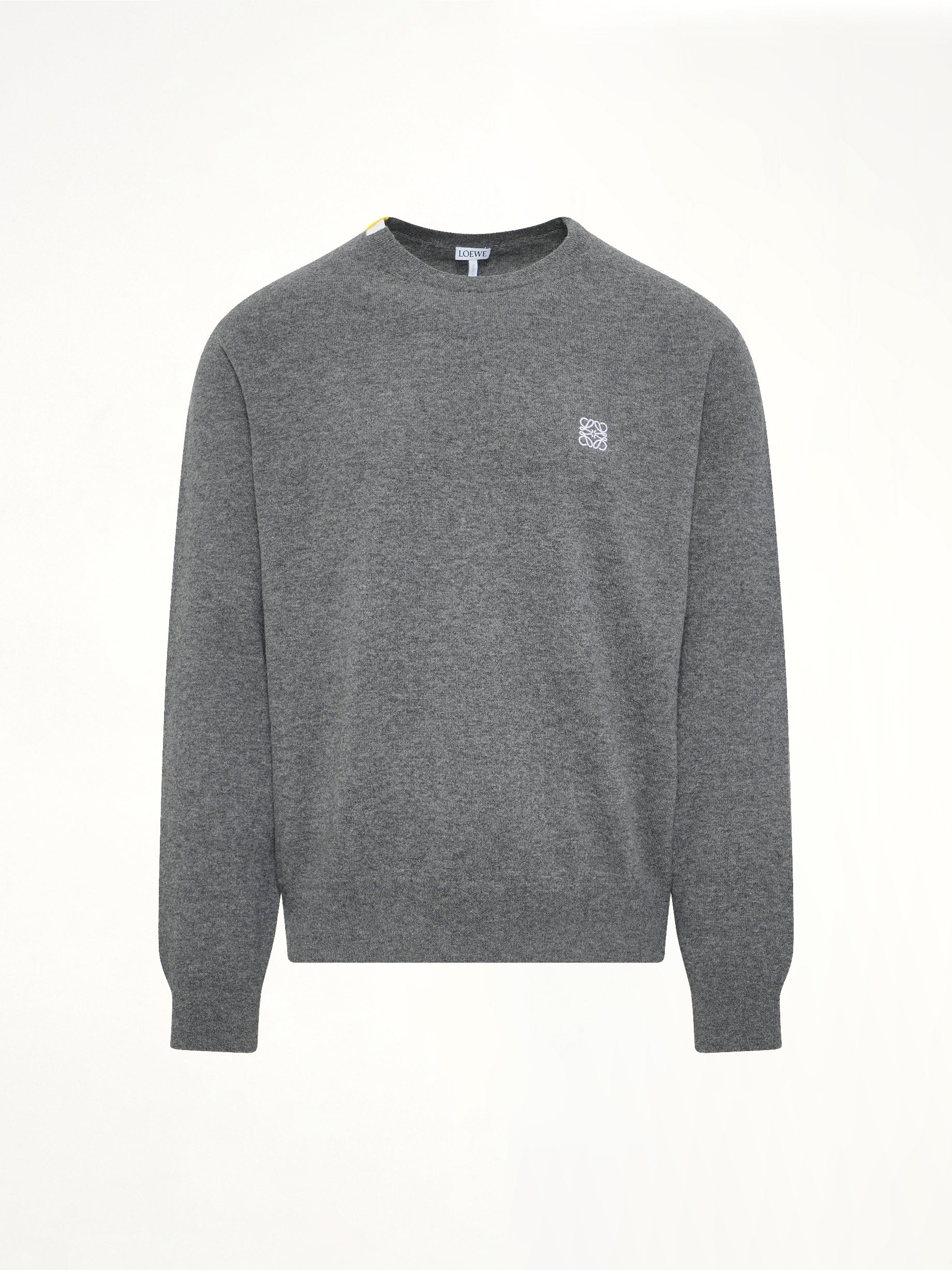 Anagram Knit Sweater in Grey - Image 2