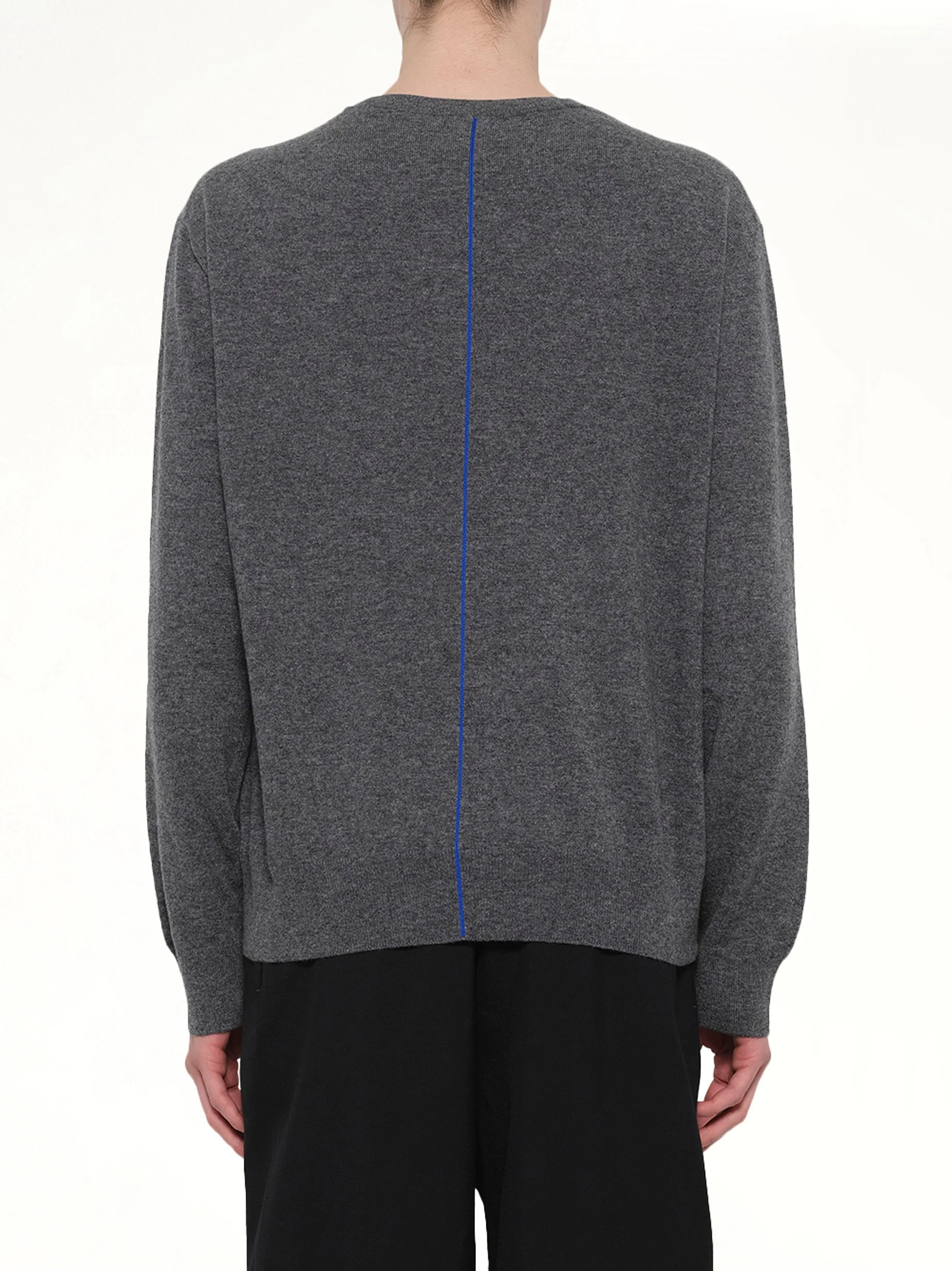 Anagram Knit Sweater in Grey - Image 5