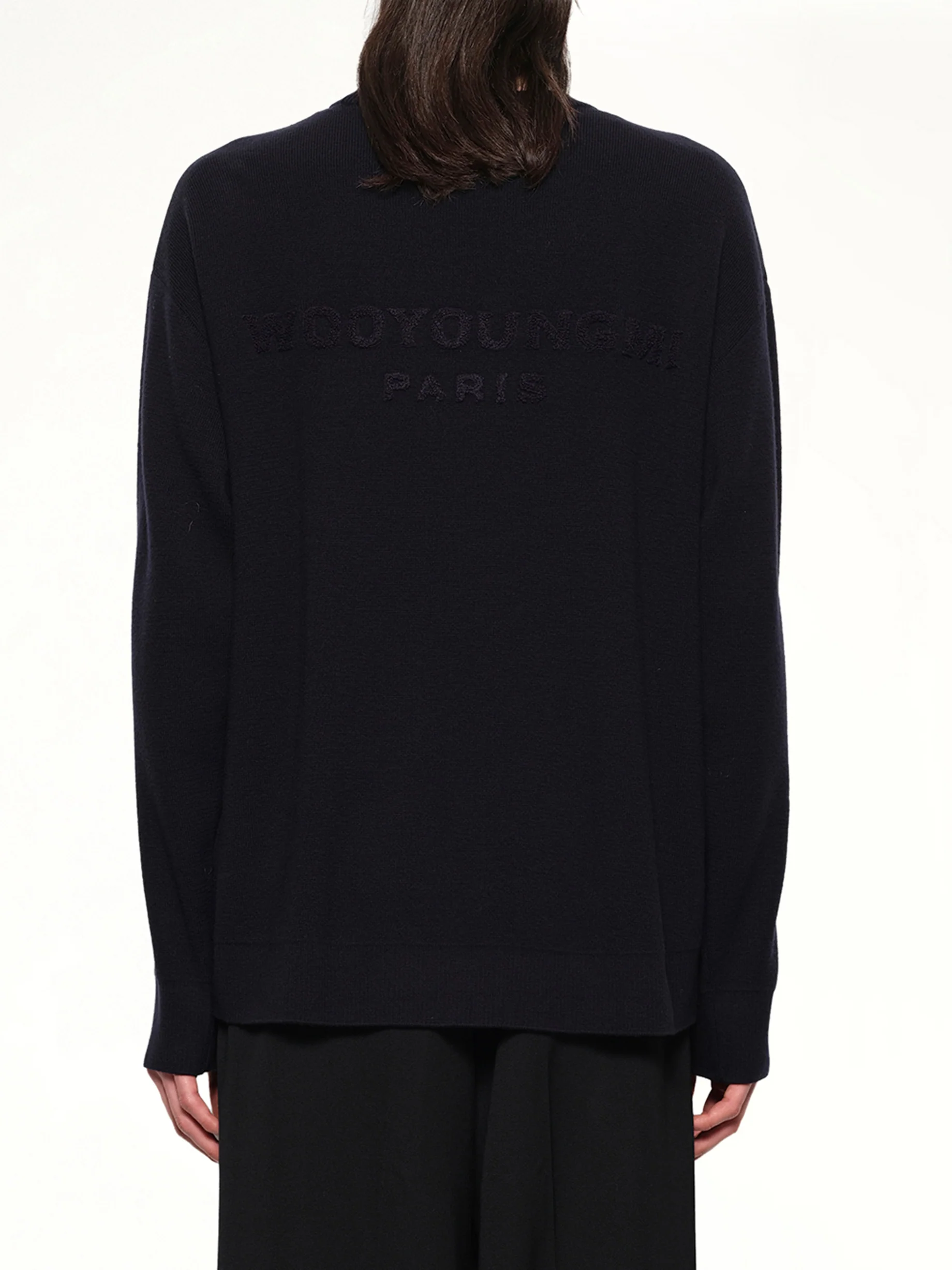 Knit Sweater in Navy - Image 5