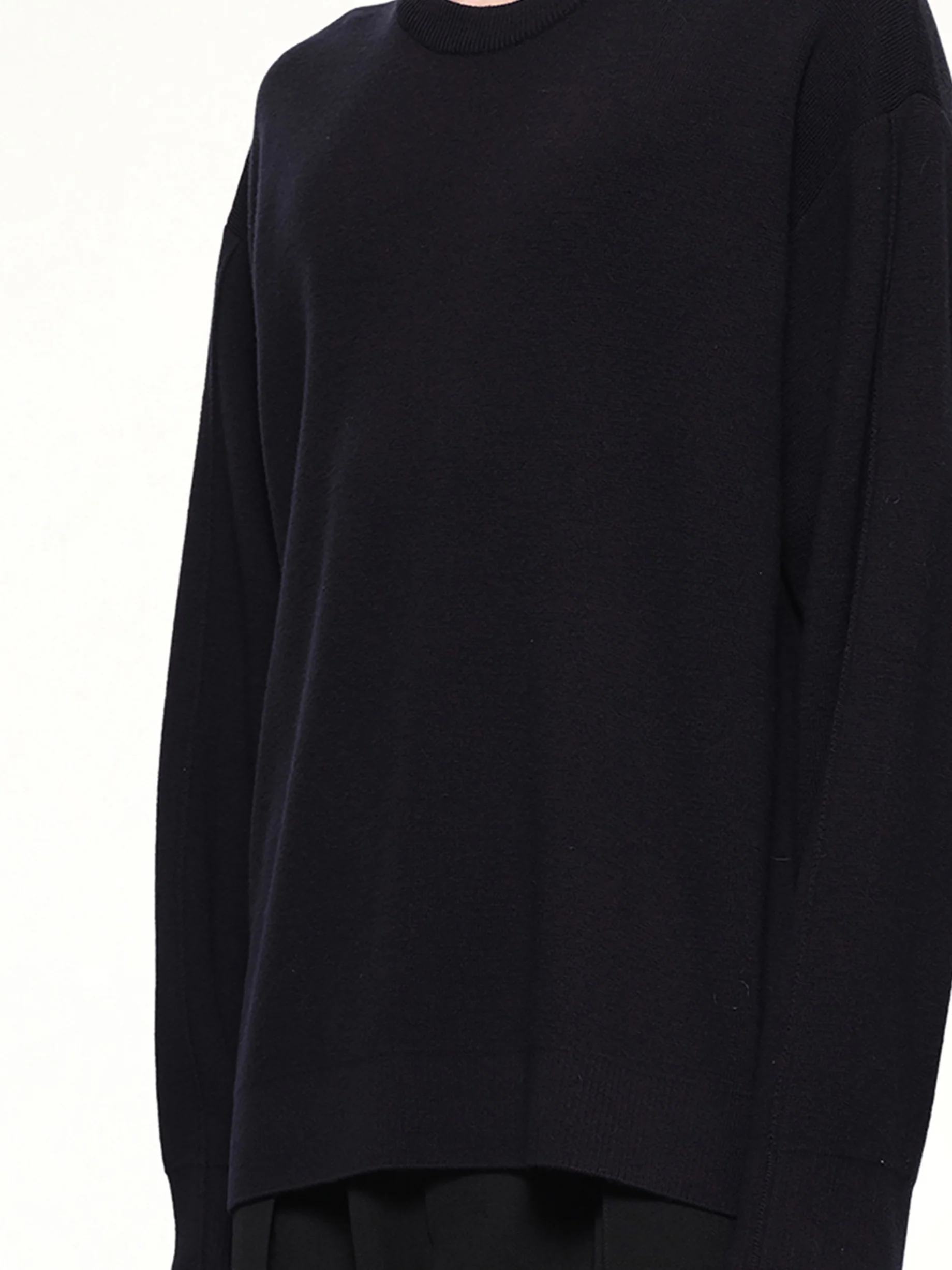 Knit Sweater in Navy - Image 6