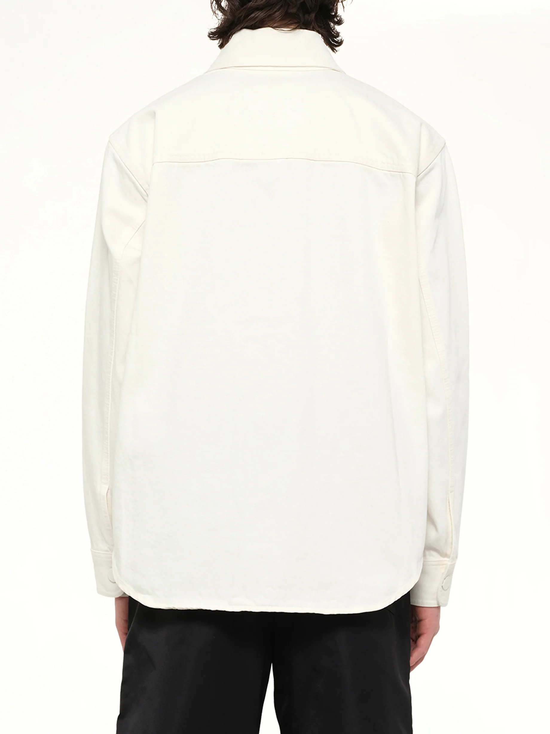 Knitted ADC Overshirt in Off White - Image 5